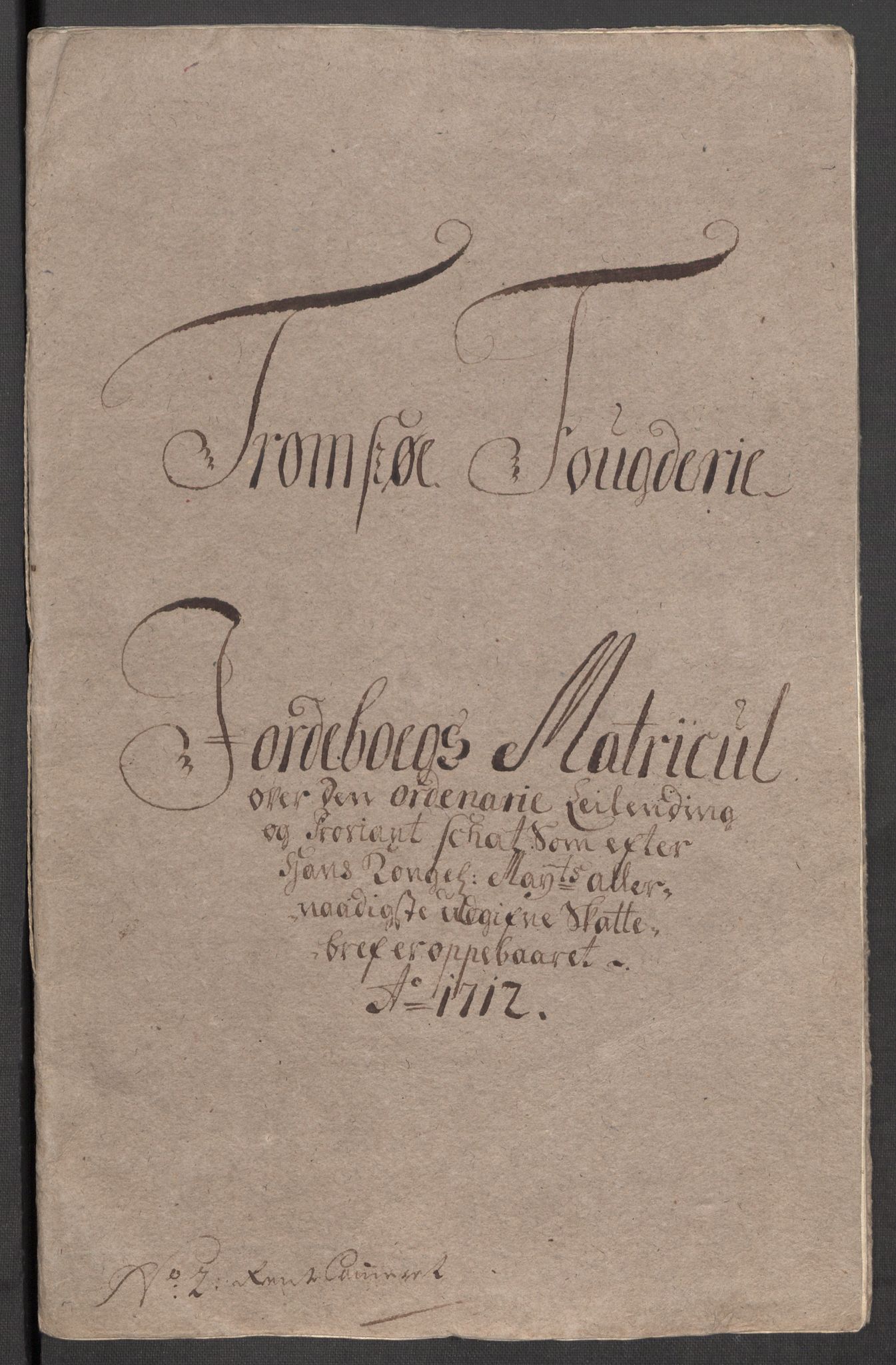 Rentekammeret inntil 1814, Reviderte regnskaper, Fogderegnskap, AV/RA-EA-4092/R68/L4758: Fogderegnskap Senja og Troms, 1711-1712, p. 322