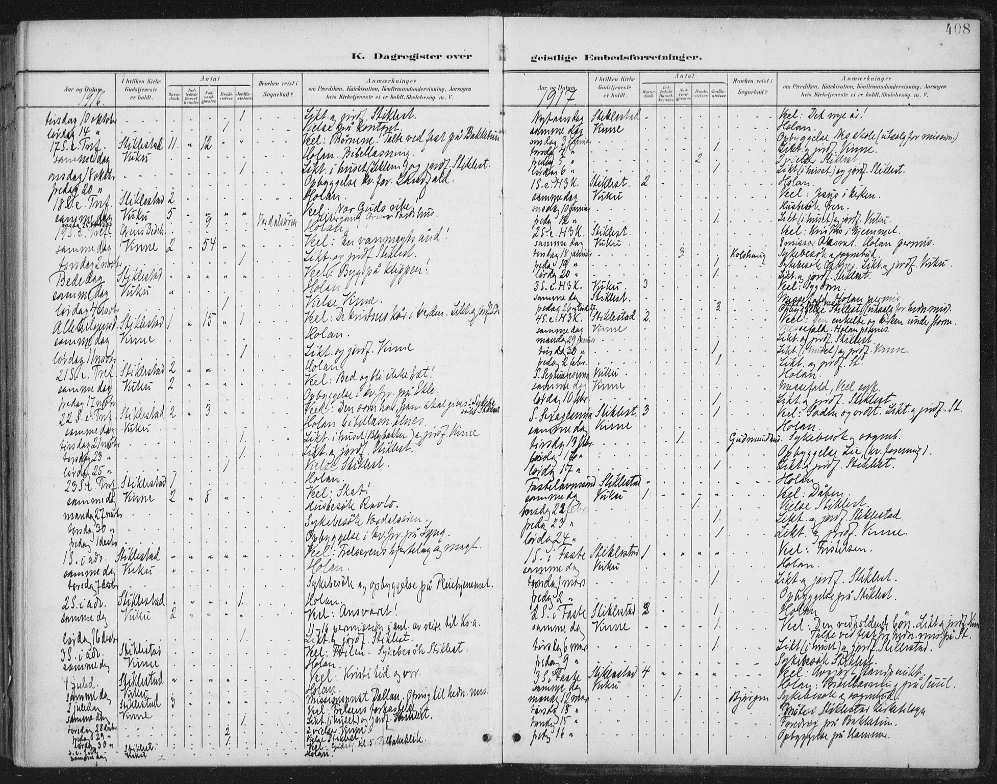 Ministerialprotokoller, klokkerbøker og fødselsregistre - Nord-Trøndelag, AV/SAT-A-1458/723/L0246: Parish register (official) no. 723A15, 1900-1917, p. 408