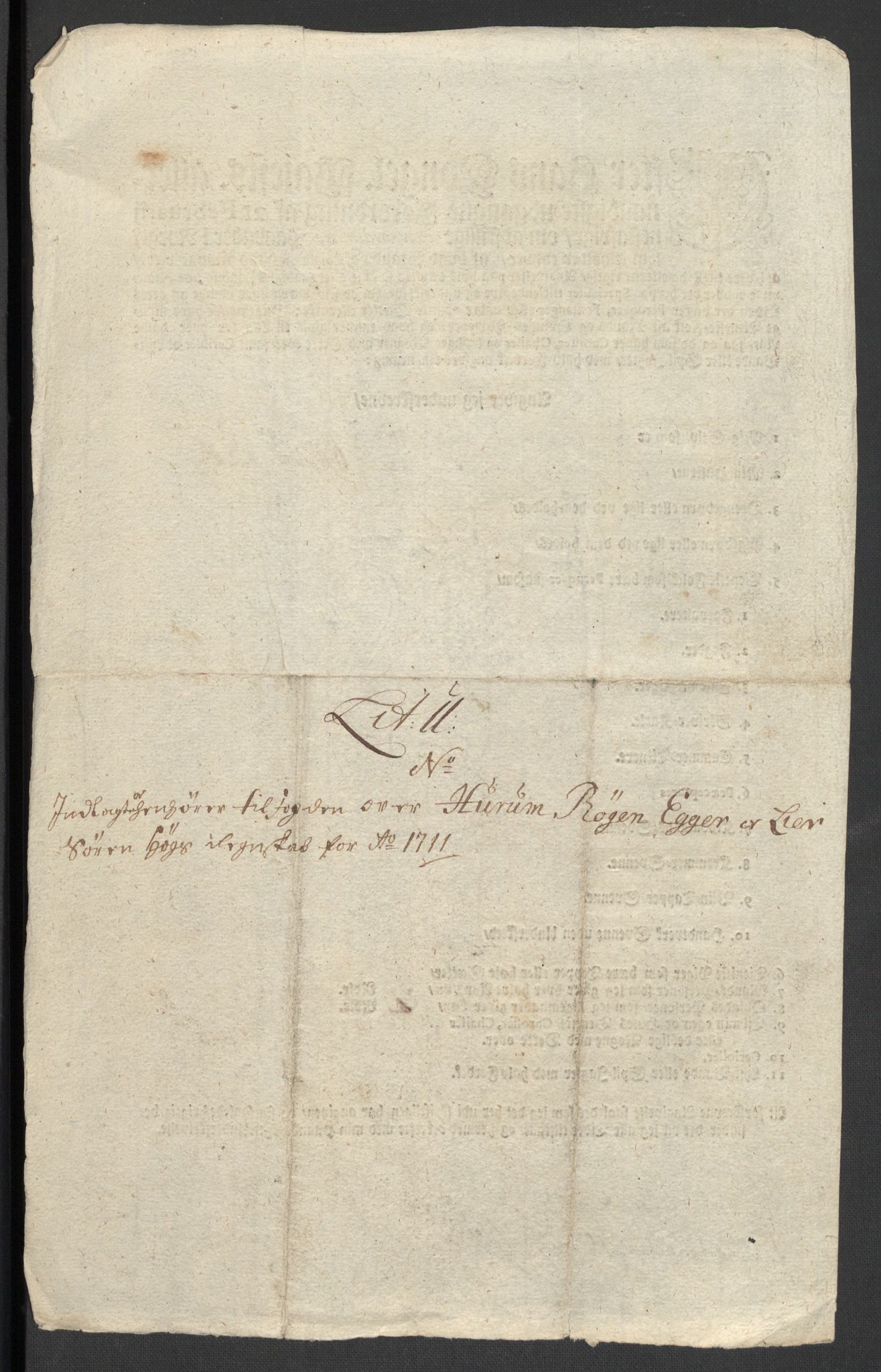 Rentekammeret inntil 1814, Reviderte regnskaper, Fogderegnskap, AV/RA-EA-4092/R31/L1706: Fogderegnskap Hurum, Røyken, Eiker, Lier og Buskerud, 1711, p. 132