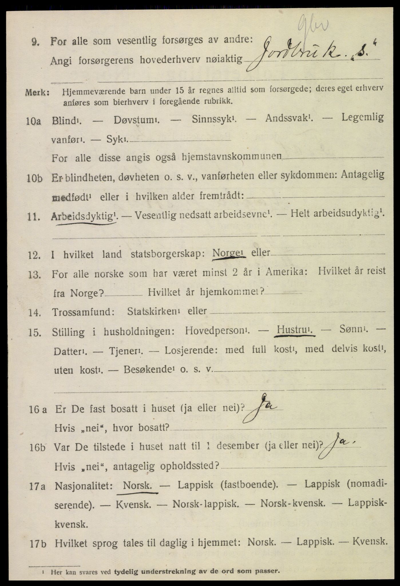 SAT, 1920 census for Frol, 1920, p. 2282