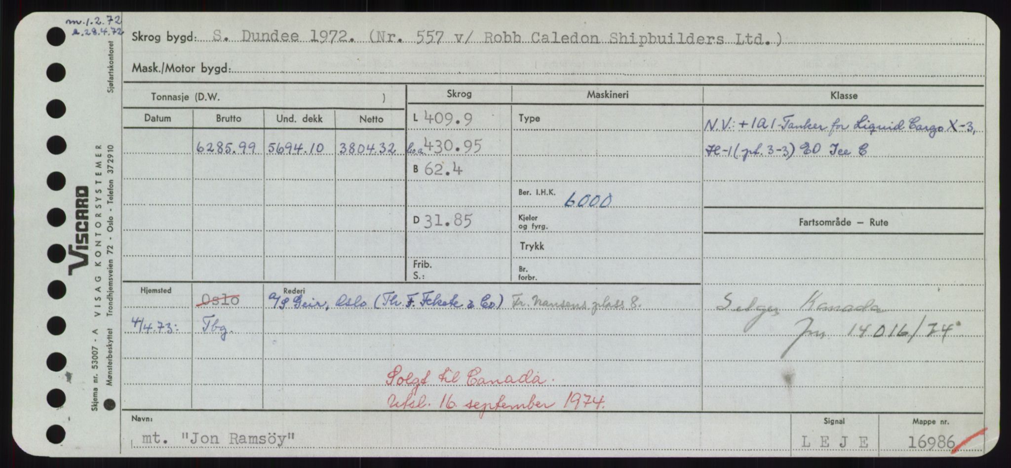 Sjøfartsdirektoratet med forløpere, Skipsmålingen, RA/S-1627/H/Hd/L0019: Fartøy, J, p. 541