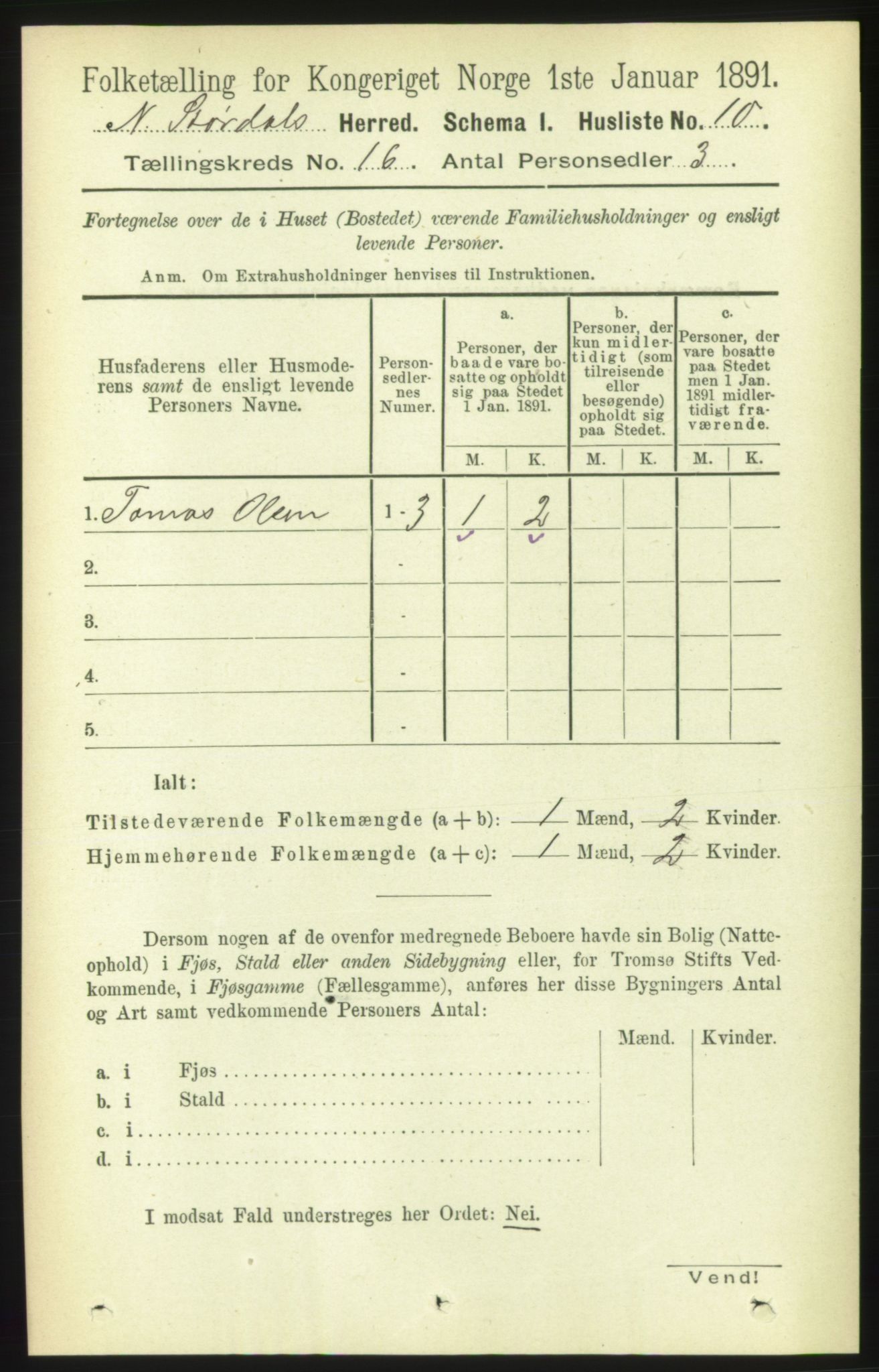 RA, 1891 census for 1714 Nedre Stjørdal, 1891, p. 7464