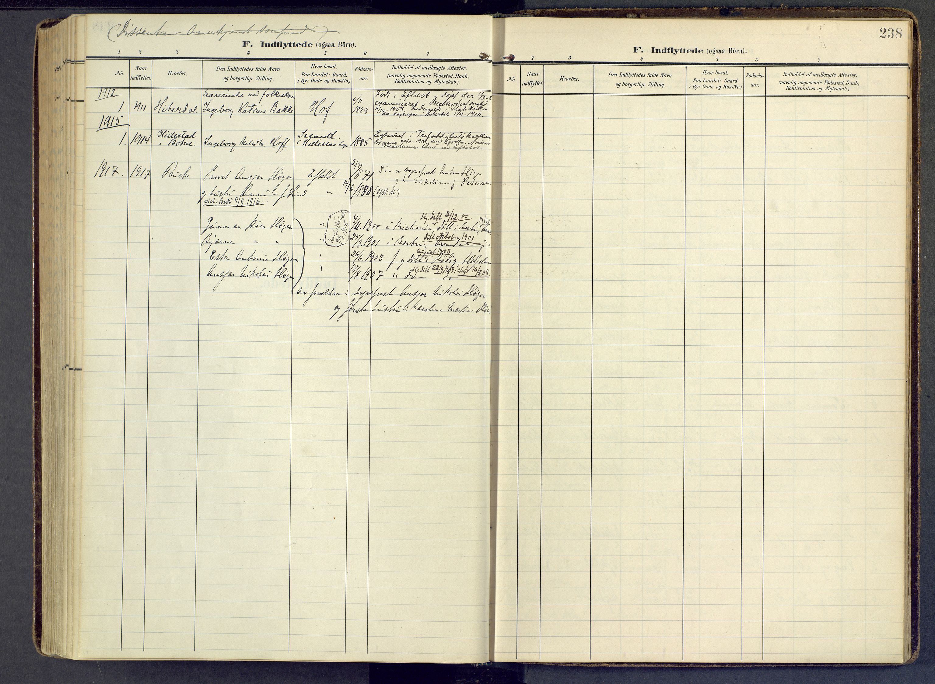 Sandsvær kirkebøker, AV/SAKO-A-244/F/Fb/L0002: Parish register (official) no. II 2, 1906-1956, p. 238