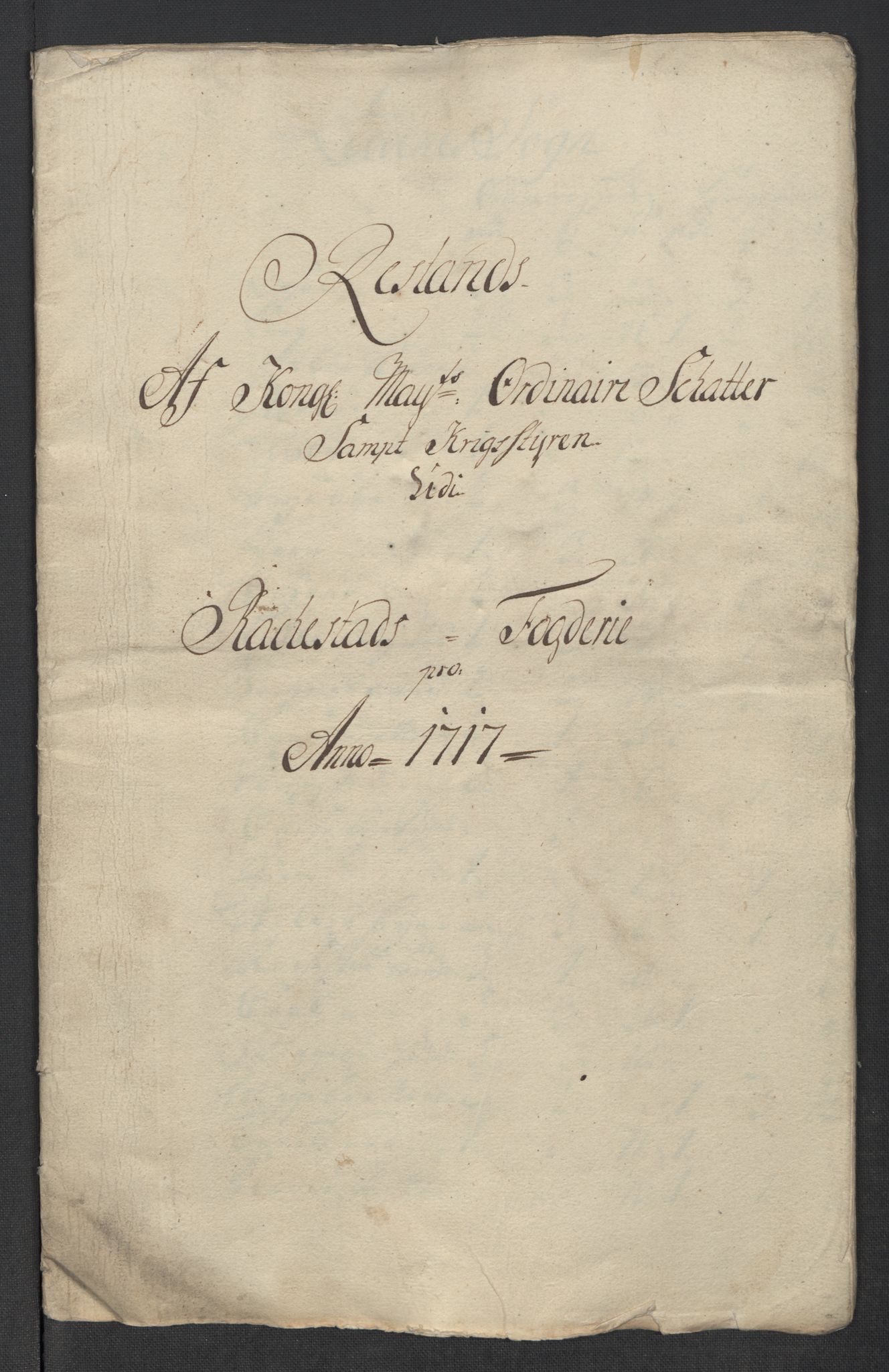 Rentekammeret inntil 1814, Reviderte regnskaper, Fogderegnskap, AV/RA-EA-4092/R07/L0313: Fogderegnskap Rakkestad, Heggen og Frøland, 1717, p. 579