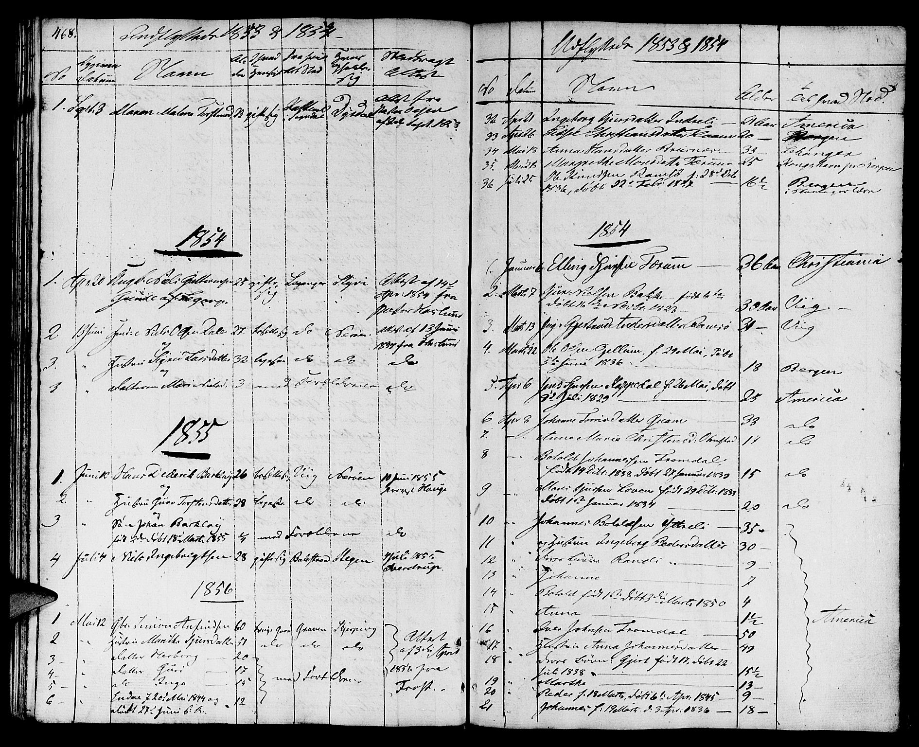 Aurland sokneprestembete, SAB/A-99937/H/Ha/Haa/L0006: Parish register (official) no. A 6, 1821-1859, p. 468