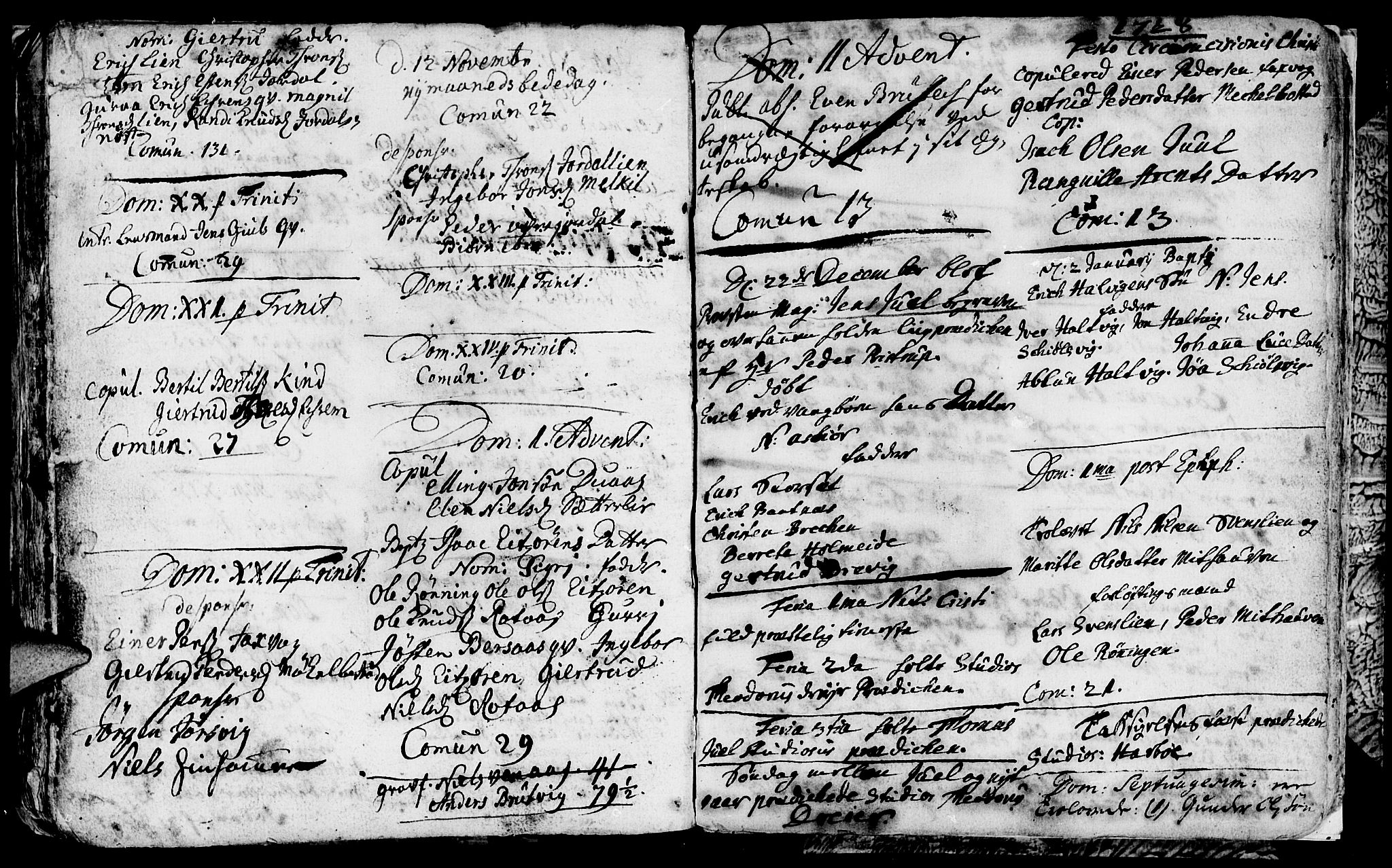 Ministerialprotokoller, klokkerbøker og fødselsregistre - Møre og Romsdal, AV/SAT-A-1454/586/L0977: Parish register (official) no. 586A03, 1706-1731