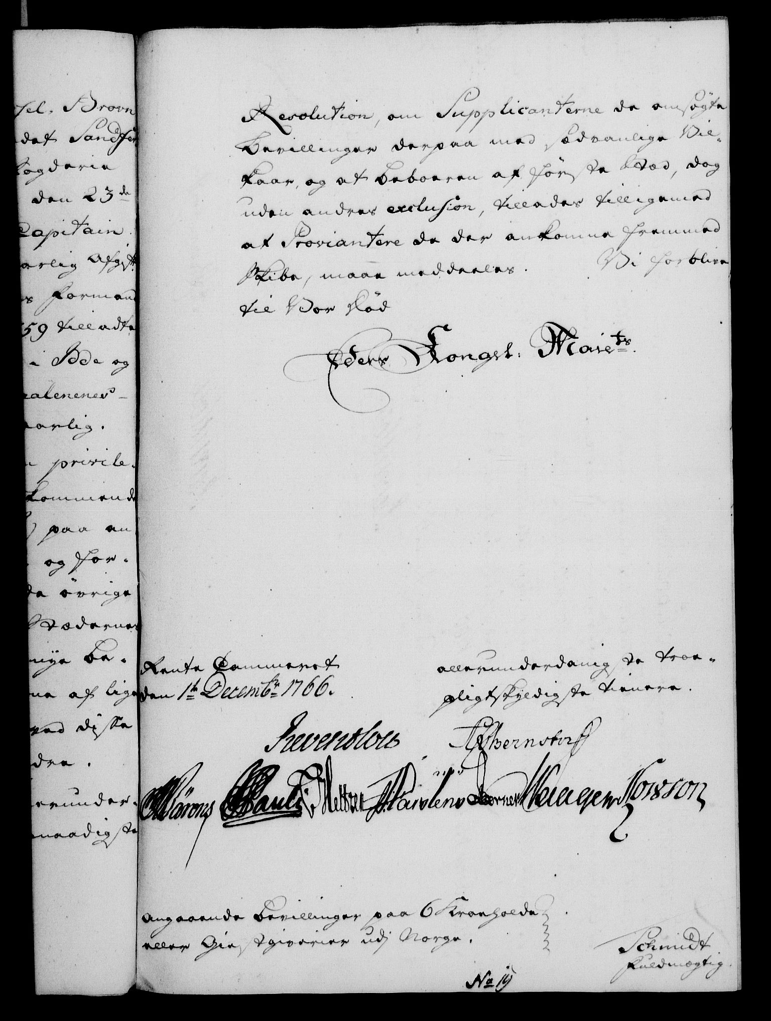 Rentekammeret, Kammerkanselliet, AV/RA-EA-3111/G/Gf/Gfa/L0048: Norsk relasjons- og resolusjonsprotokoll (merket RK 52.48), 1766, p. 428