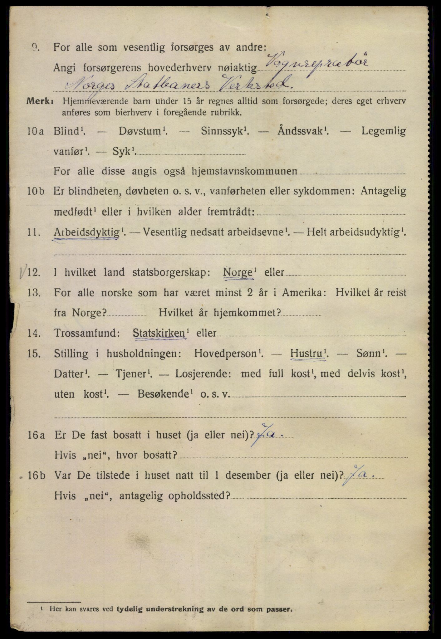 SAO, 1920 census for Kristiania, 1920, p. 223026