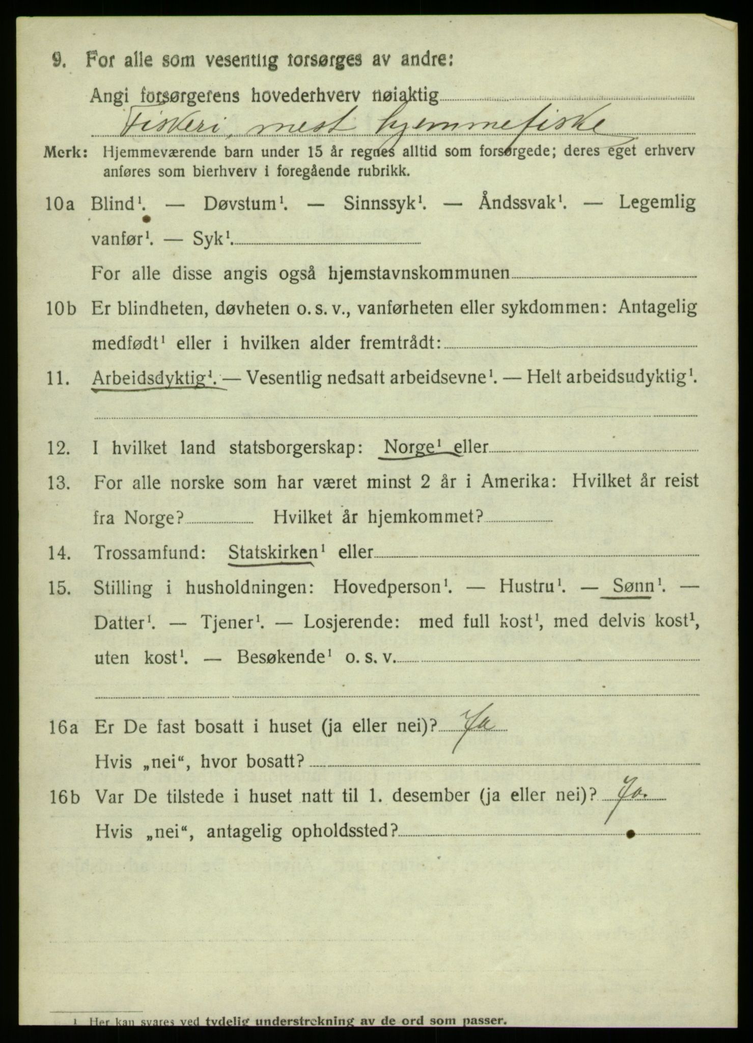 SAB, 1920 census for Askøy, 1920, p. 13181