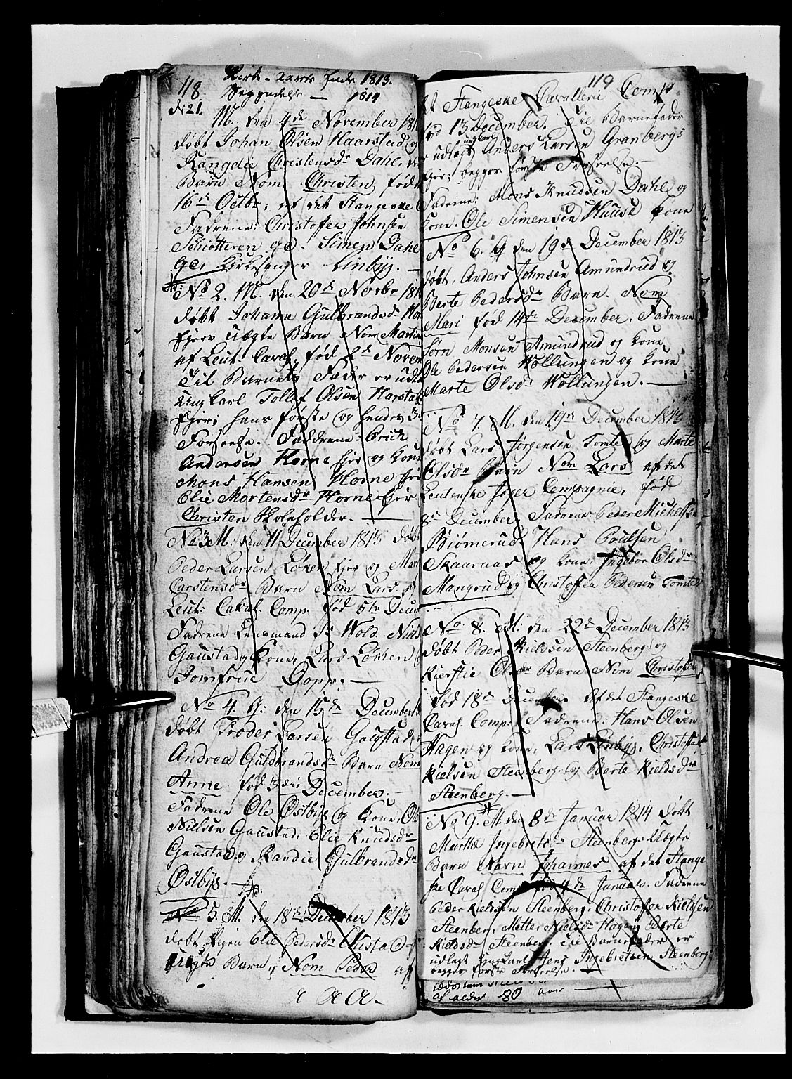 Romedal prestekontor, AV/SAH-PREST-004/L/L0004: Parish register (copy) no. 4, 1807-1814, p. 118-119