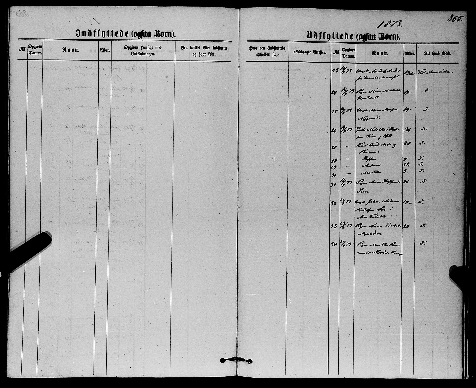 Haus sokneprestembete, SAB/A-75601/H/Haa: Parish register (official) no. A 18, 1871-1877, p. 365