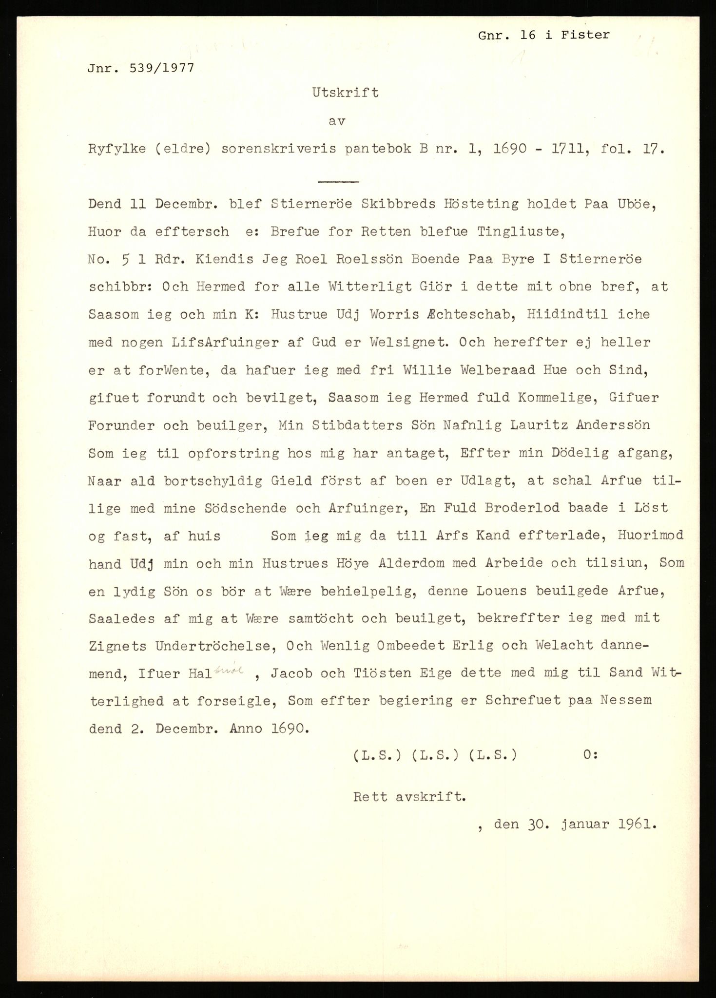 Statsarkivet i Stavanger, AV/SAST-A-101971/03/Y/Yj/L0012: Avskrifter sortert etter gårdsnavn: Bru - Bækkeheien, 1750-1930, p. 717