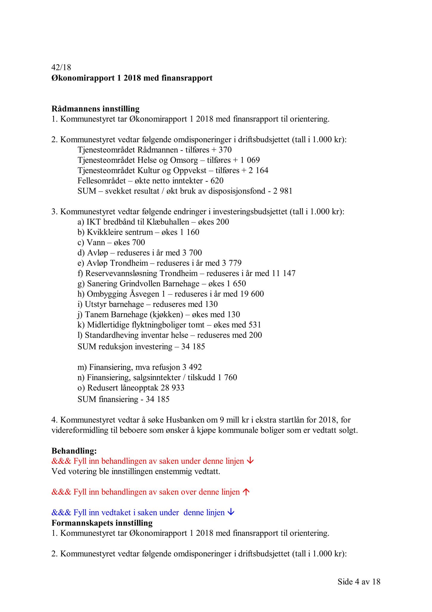 Klæbu Kommune, TRKO/KK/02-FS/L011: Formannsskapet - Møtedokumenter, 2018, p. 1522