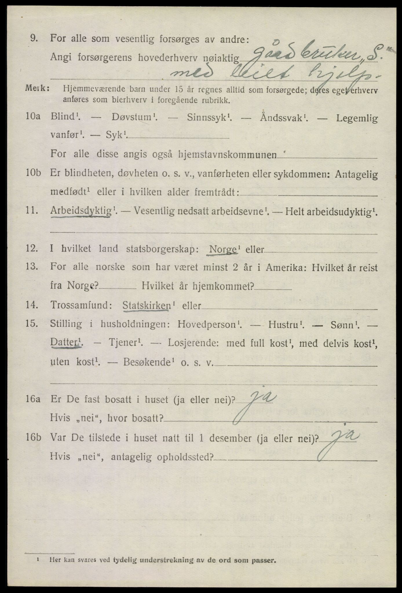 SAKO, 1920 census for Andebu, 1920, p. 5091