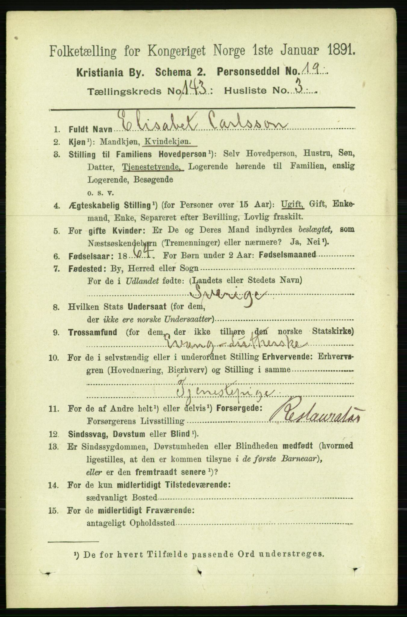 RA, 1891 census for 0301 Kristiania, 1891, p. 78767
