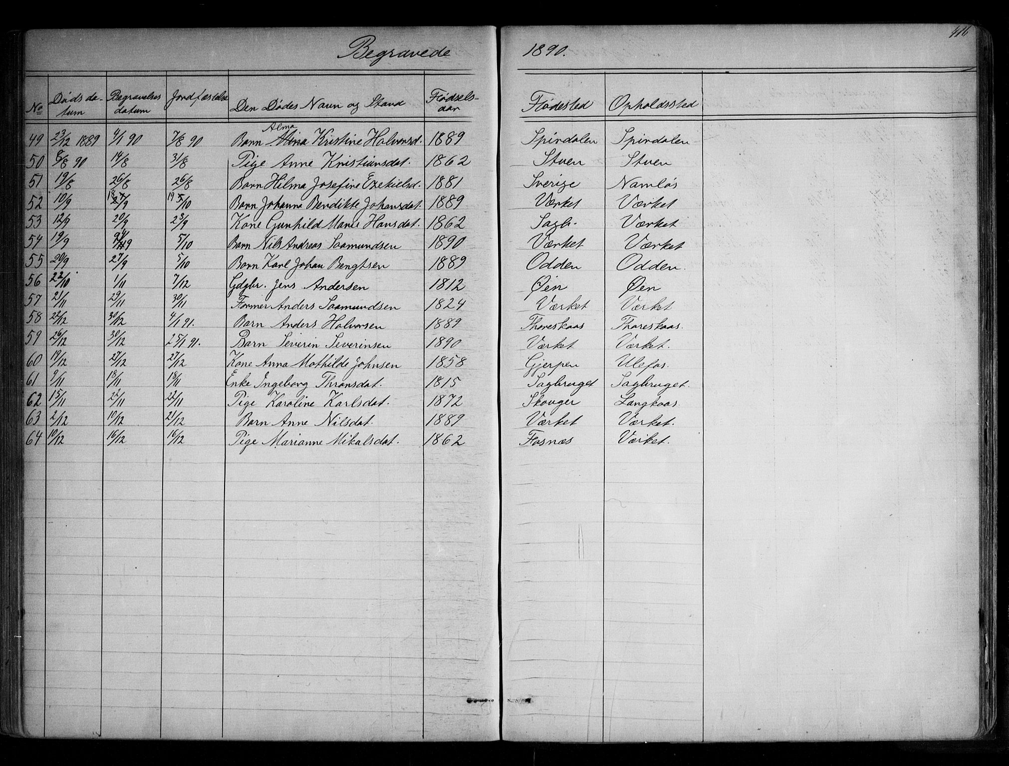 Holla kirkebøker, AV/SAKO-A-272/G/Ga/L0004: Parish register (copy) no. I 4, 1867-1890, p. 416