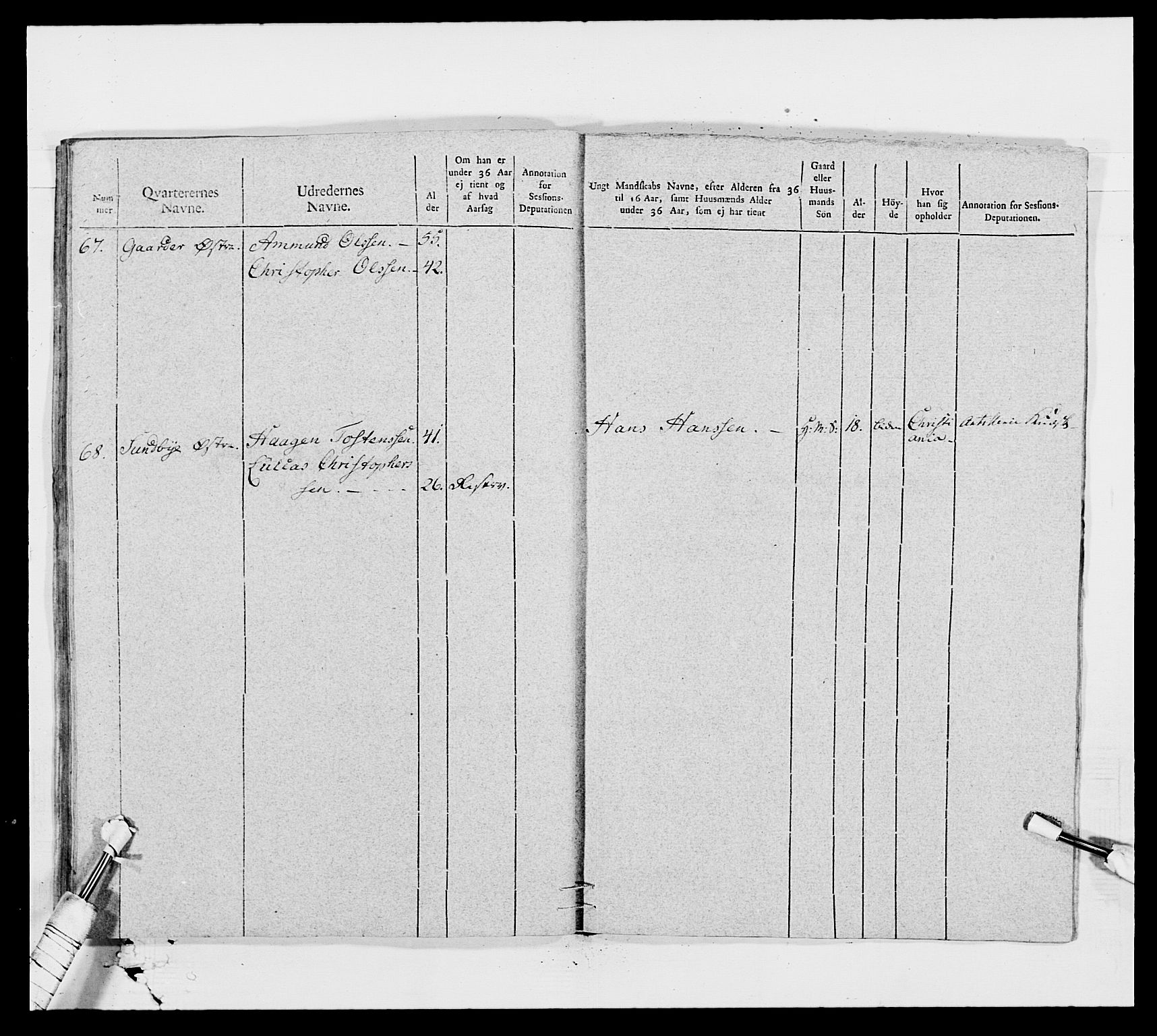 Generalitets- og kommissariatskollegiet, Det kongelige norske kommissariatskollegium, AV/RA-EA-5420/E/Eh/L0006: Akershusiske dragonregiment, 1796-1800, p. 204