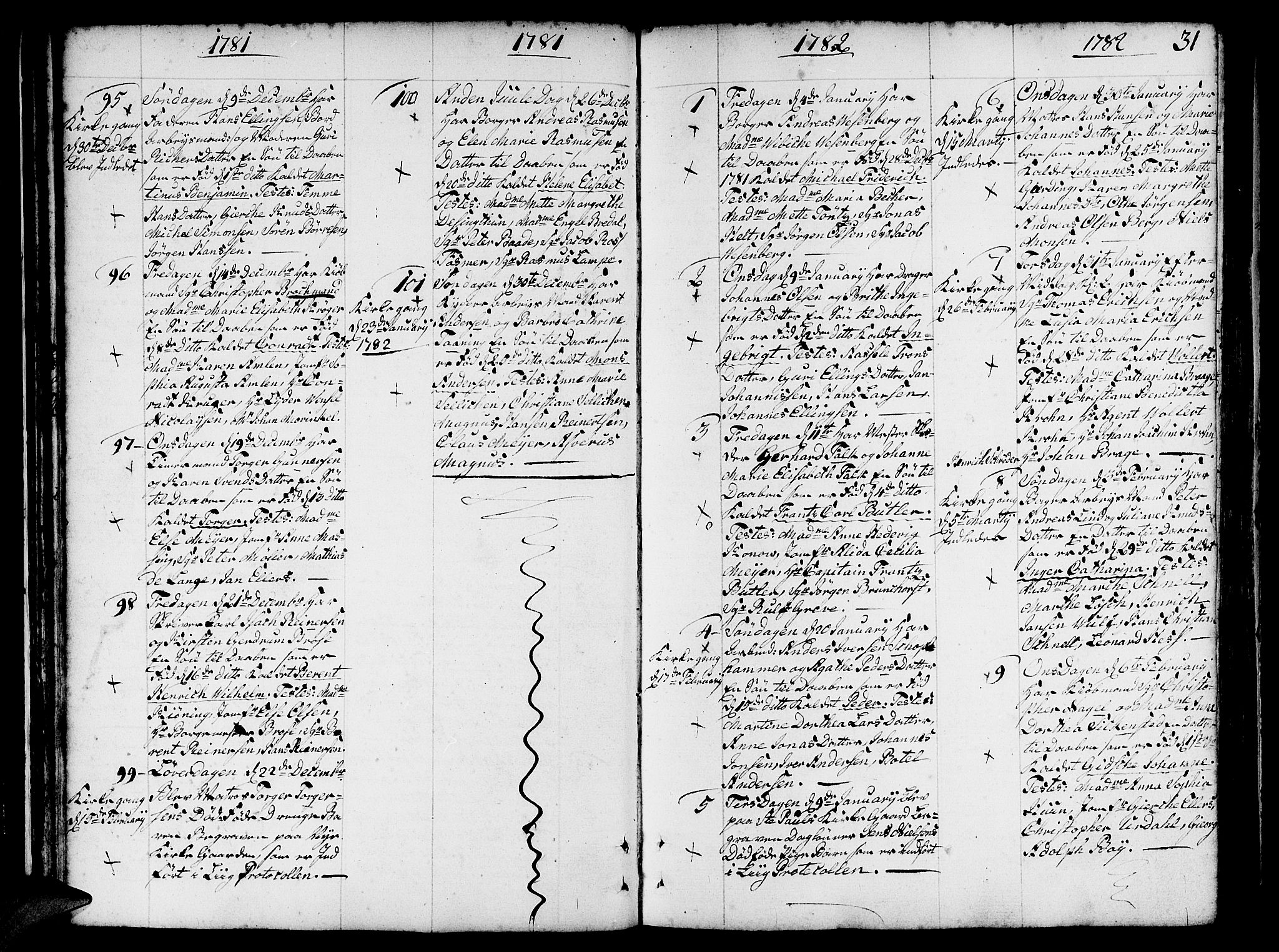 Nykirken Sokneprestembete, SAB/A-77101/H/Haa/L0005: Parish register (official) no. A 5, 1775-1808, p. 31