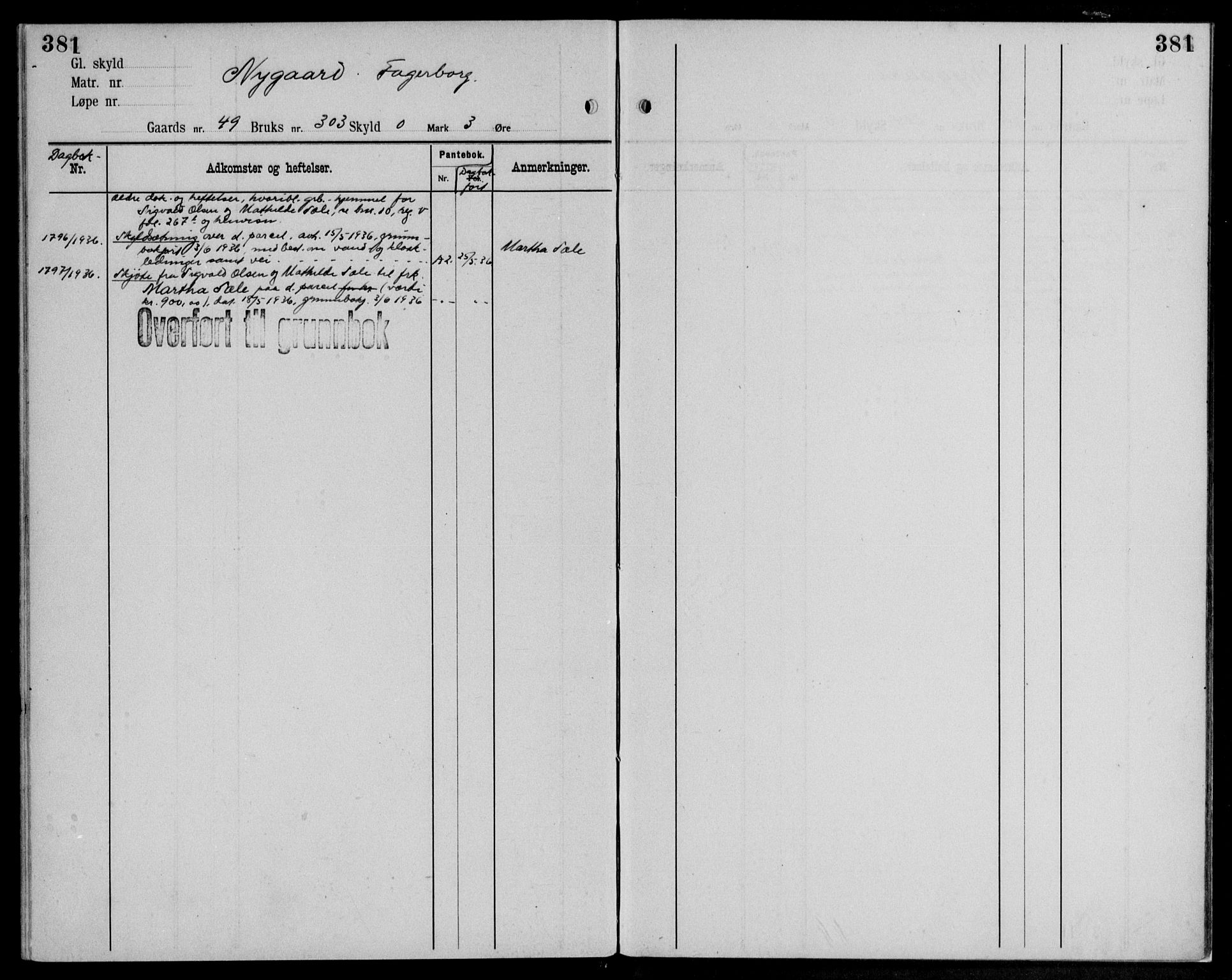 Midhordland sorenskriveri, AV/SAB-A-3001/1/G/Ga/Gab/L0112: Mortgage register no. II.A.b.112, p. 381