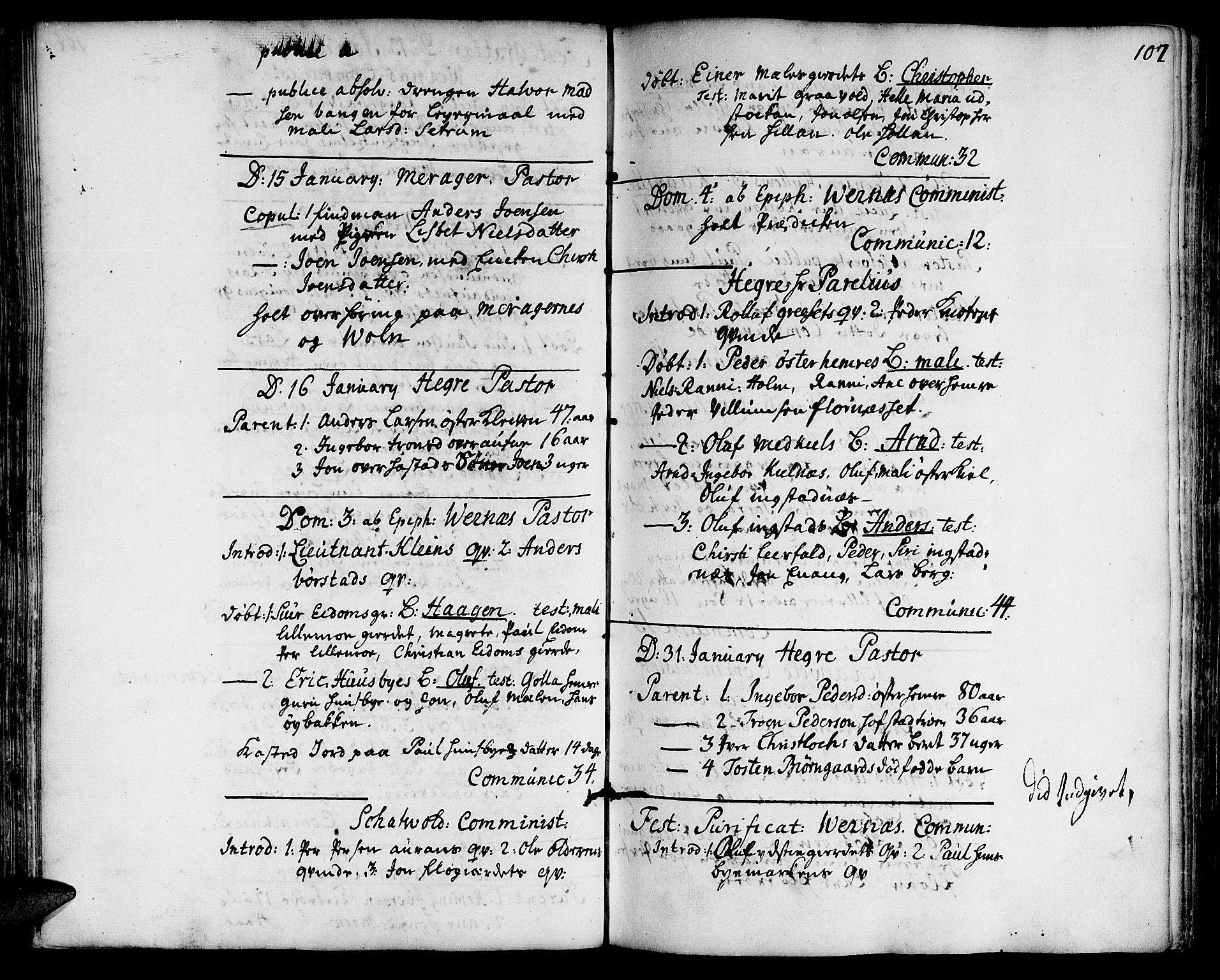 Ministerialprotokoller, klokkerbøker og fødselsregistre - Nord-Trøndelag, SAT/A-1458/709/L0056: Parish register (official) no. 709A04, 1740-1756, p. 107
