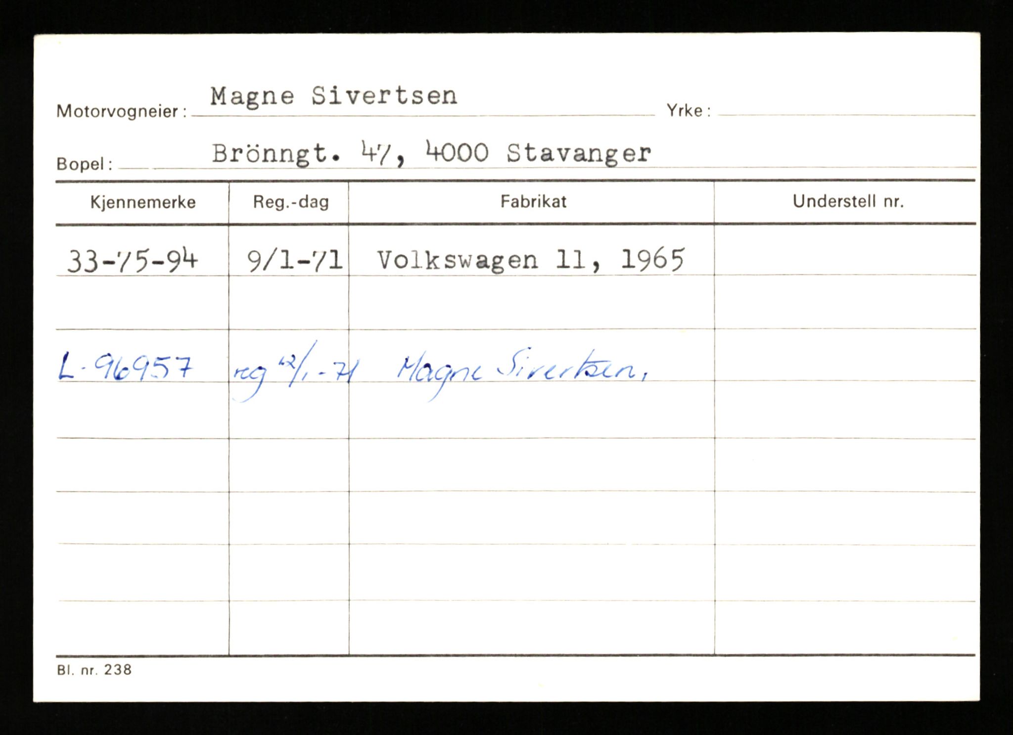 Stavanger trafikkstasjon, AV/SAST-A-101942/0/G/L0011: Registreringsnummer: 240000 - 363477, 1930-1971, p. 2657