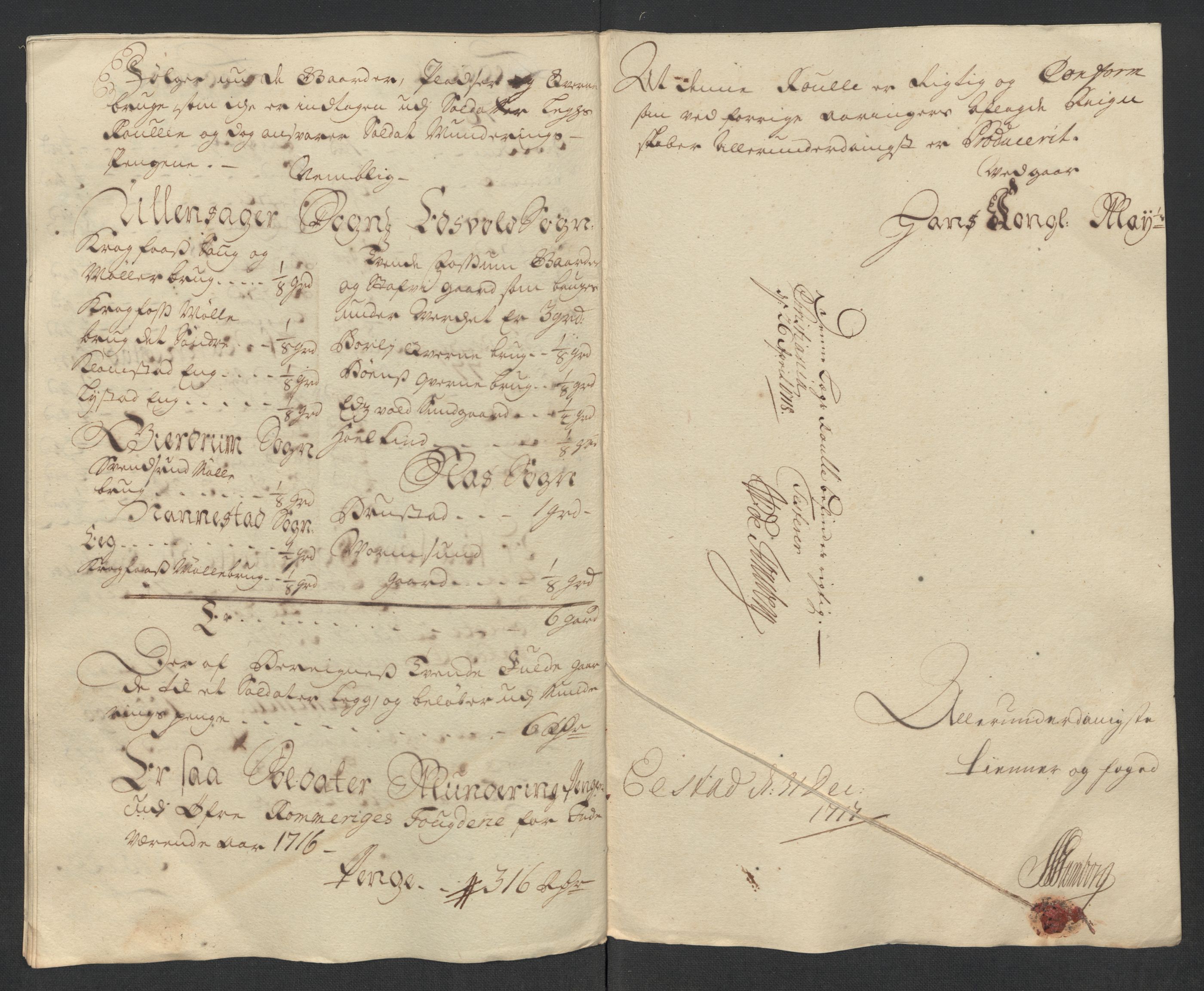 Rentekammeret inntil 1814, Reviderte regnskaper, Fogderegnskap, AV/RA-EA-4092/R12/L0726: Fogderegnskap Øvre Romerike, 1717, p. 158