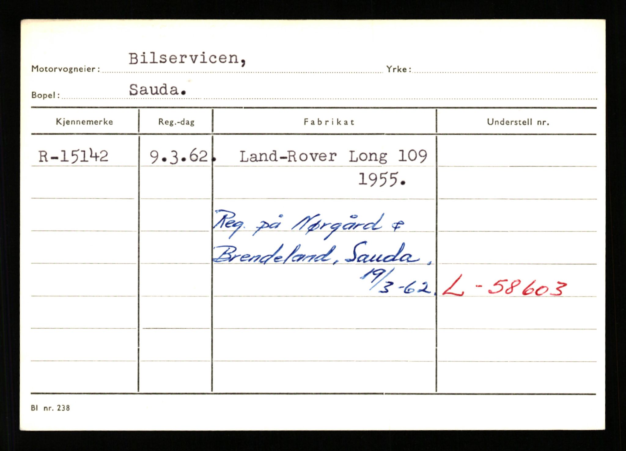 Stavanger trafikkstasjon, SAST/A-101942/0/G/L0003: Registreringsnummer: 10466 - 15496, 1930-1971, p. 2970