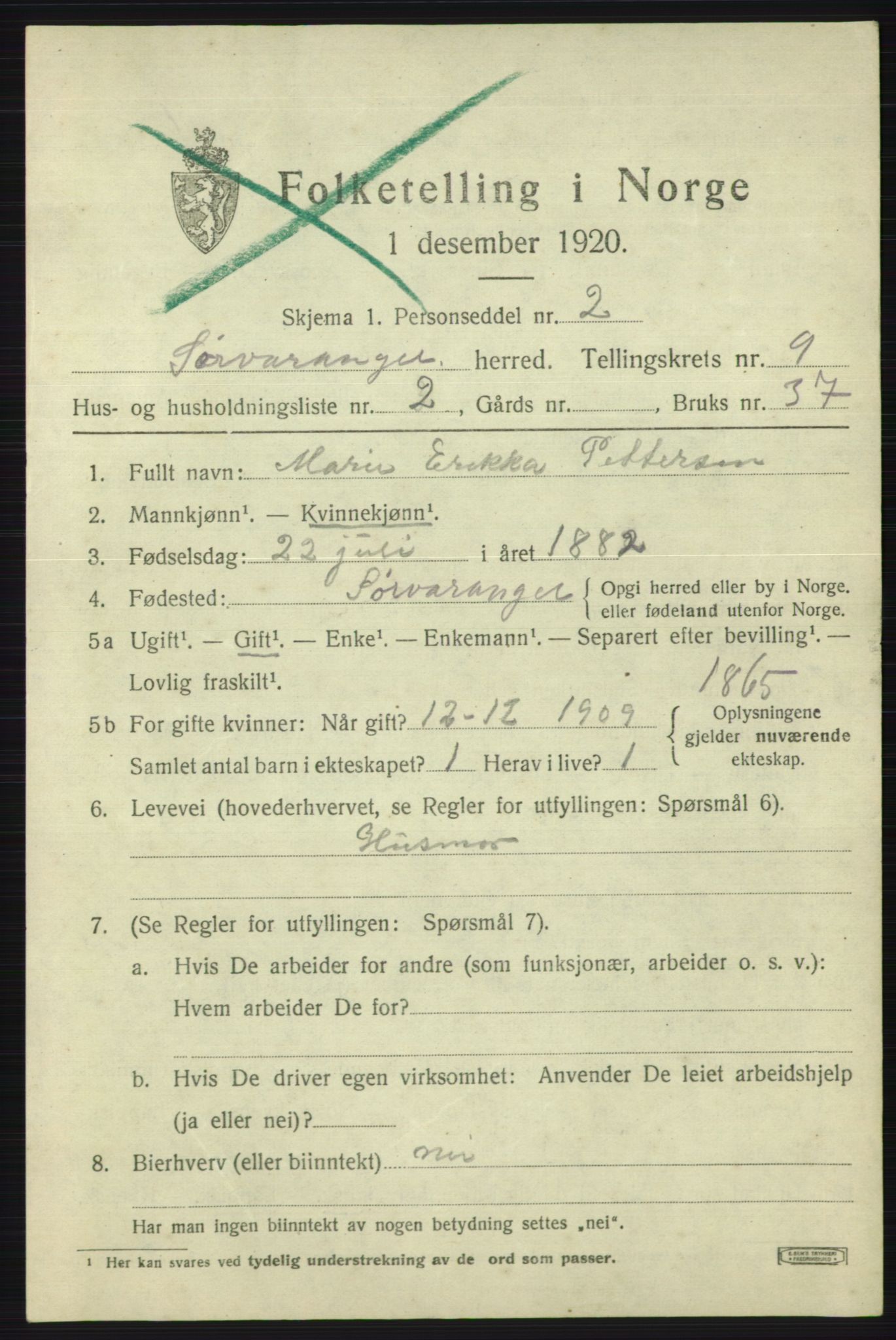 SATØ, 1920 census for Sør-Varanger, 1920, p. 6012