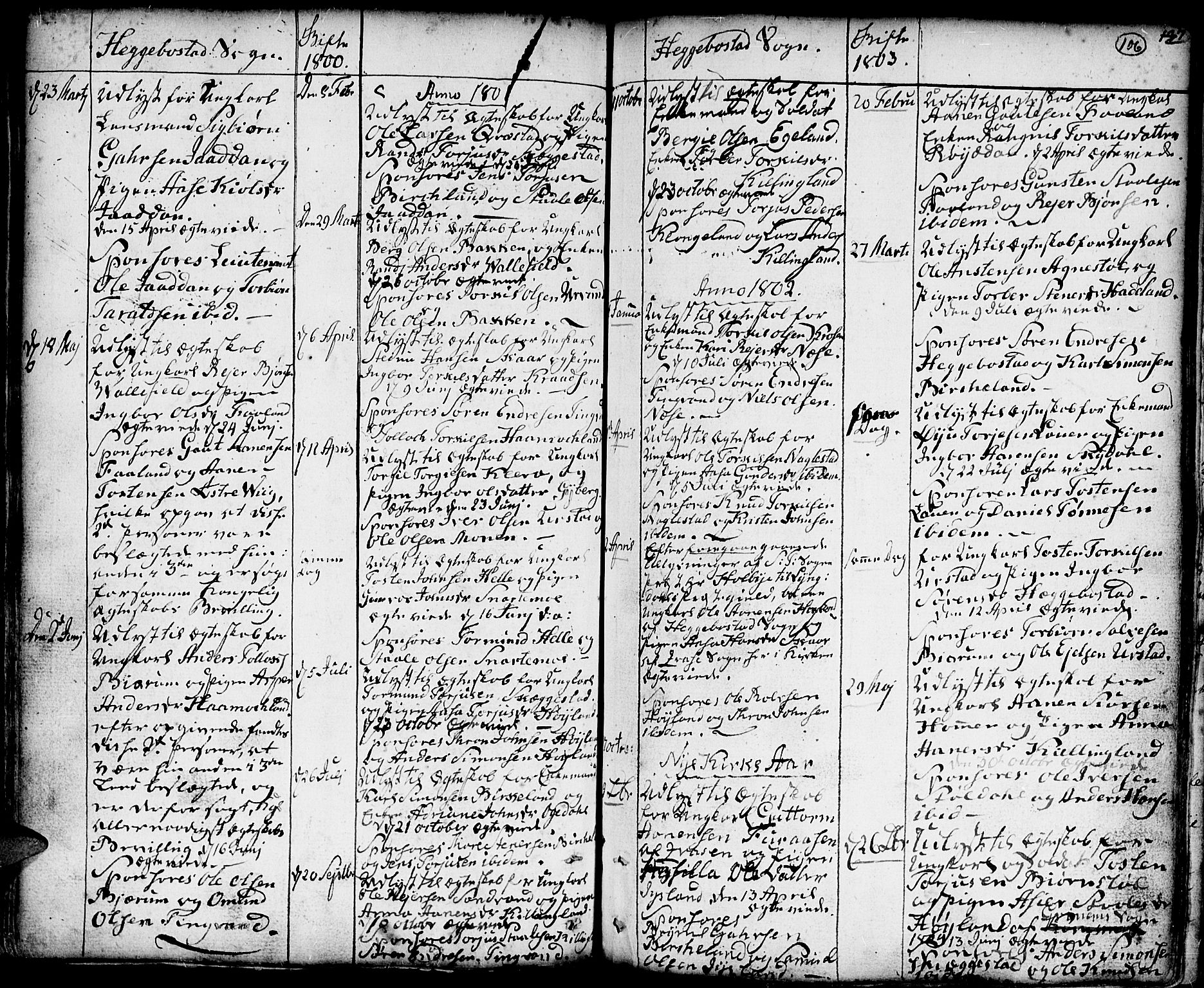 Hægebostad sokneprestkontor, AV/SAK-1111-0024/F/Fa/Faa/L0001: Parish register (official) no. A 1 /1, 1760-1820, p. 106