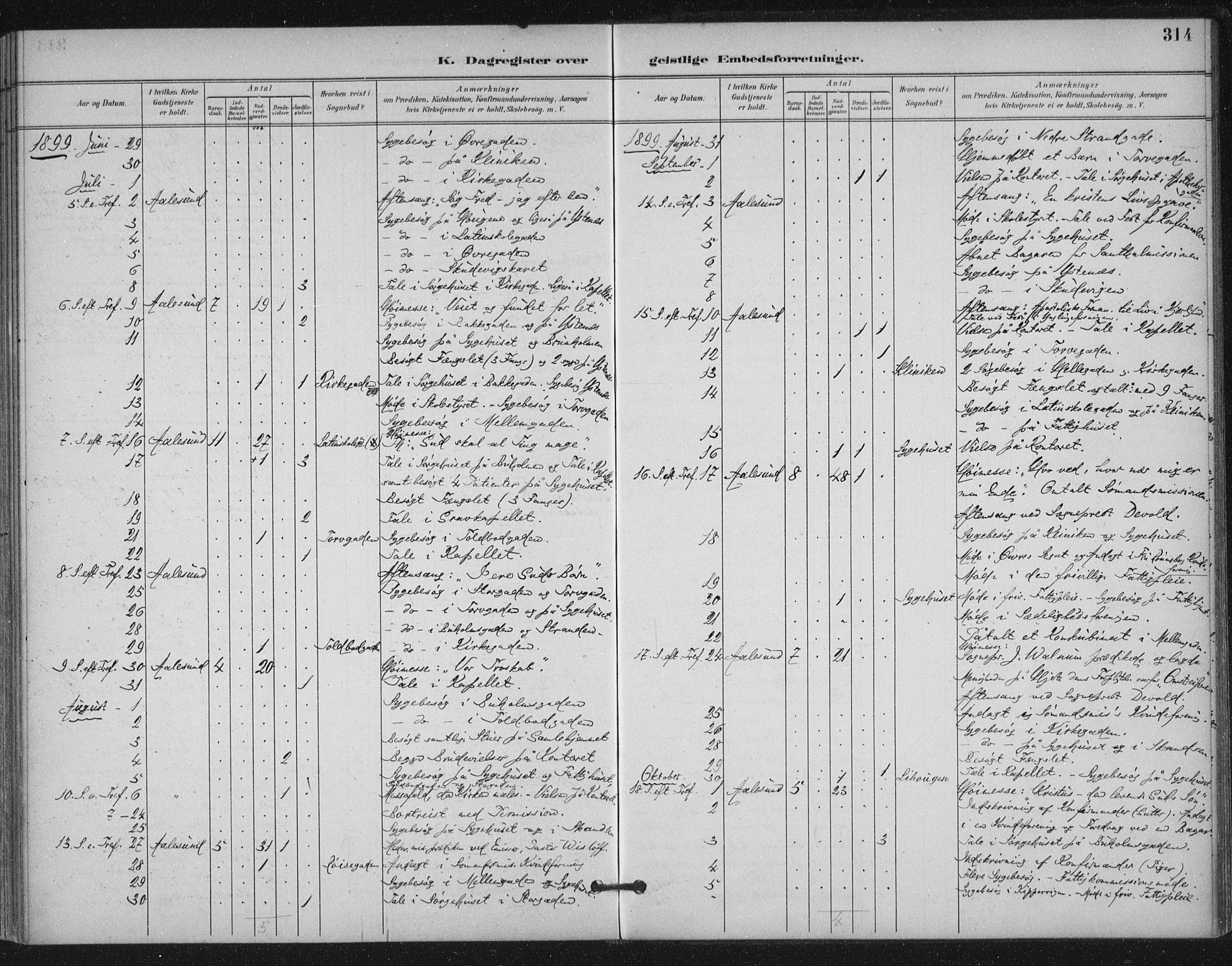 Ministerialprotokoller, klokkerbøker og fødselsregistre - Møre og Romsdal, AV/SAT-A-1454/529/L0457: Parish register (official) no. 529A07, 1894-1903, p. 314