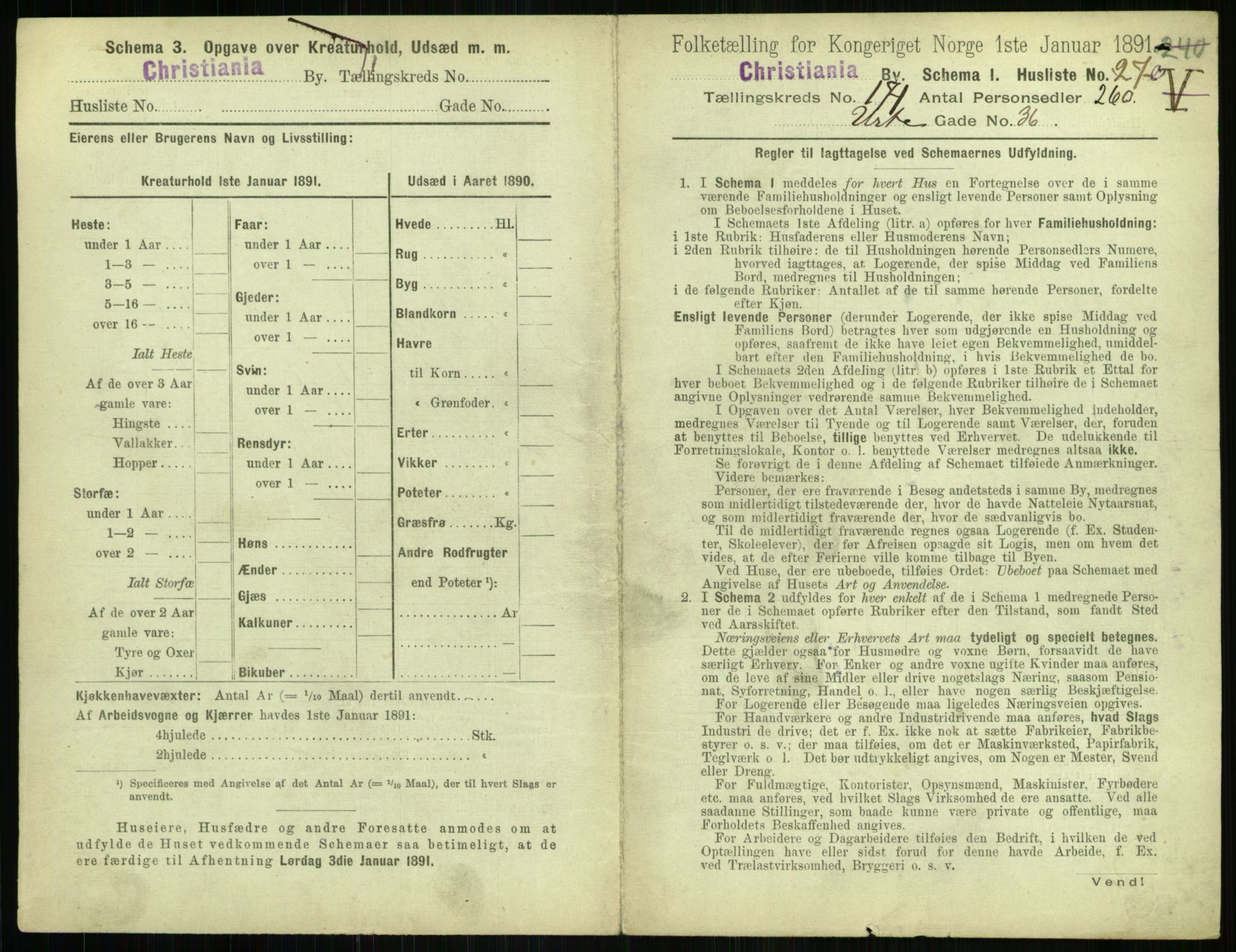 RA, 1891 census for 0301 Kristiania, 1891, p. 100633