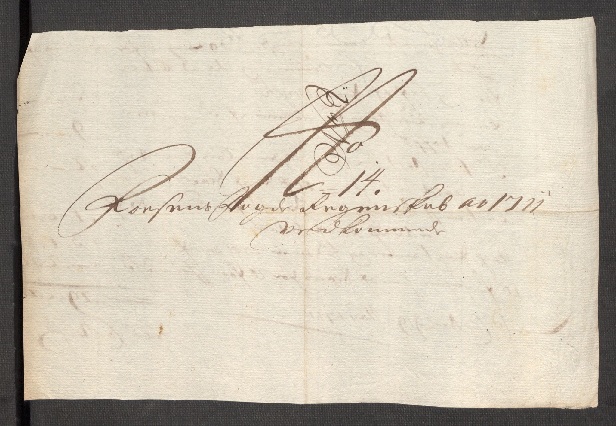 Rentekammeret inntil 1814, Reviderte regnskaper, Fogderegnskap, AV/RA-EA-4092/R57/L3860: Fogderegnskap Fosen, 1711, p. 299