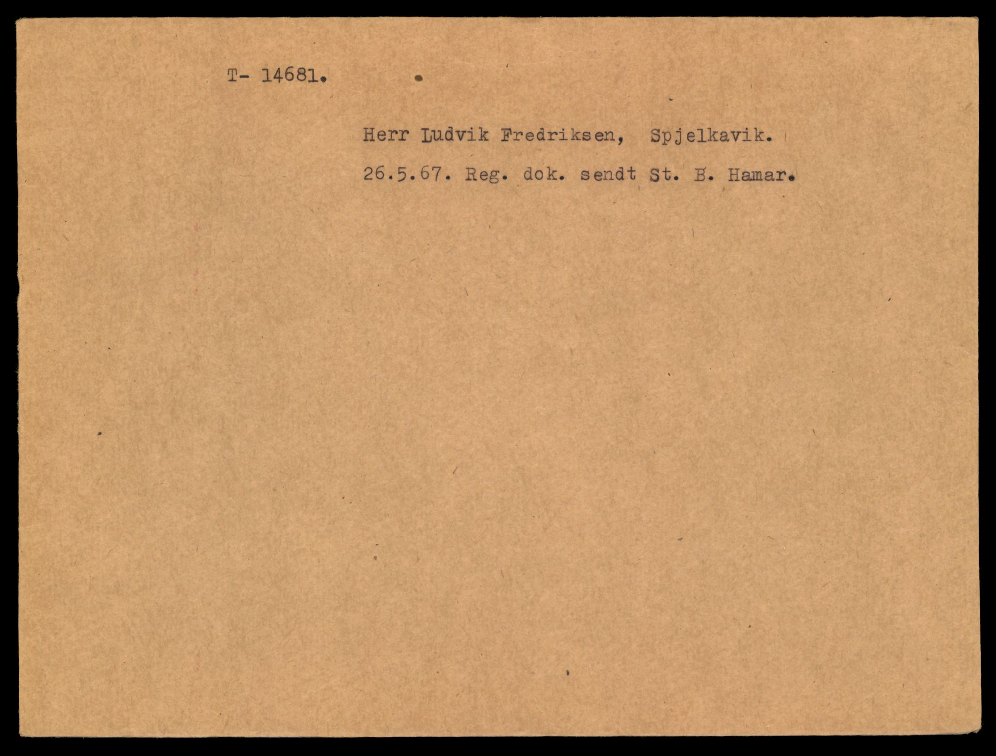 Møre og Romsdal vegkontor - Ålesund trafikkstasjon, AV/SAT-A-4099/F/Fe/L0047: Registreringskort for kjøretøy T 14580 - T 14720, 1927-1998, p. 2371