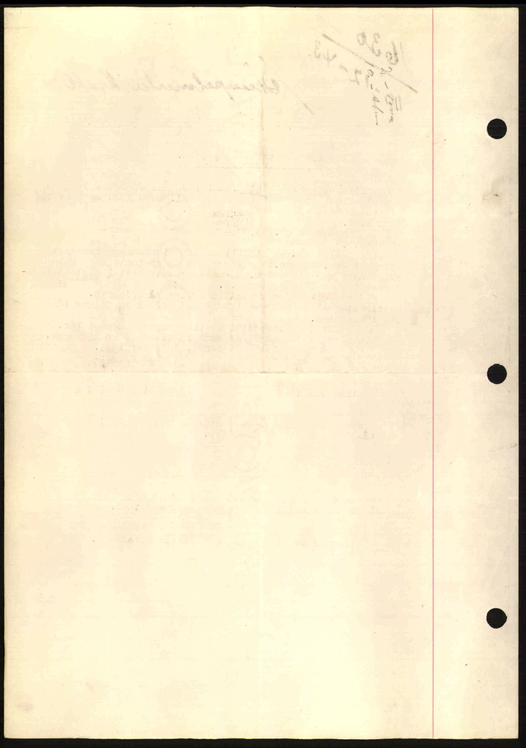 Fosen sorenskriveri, AV/SAT-A-1107/1/2/2C: Mortgage book no. A3, 1943-1945, Diary no: : 1630/1943