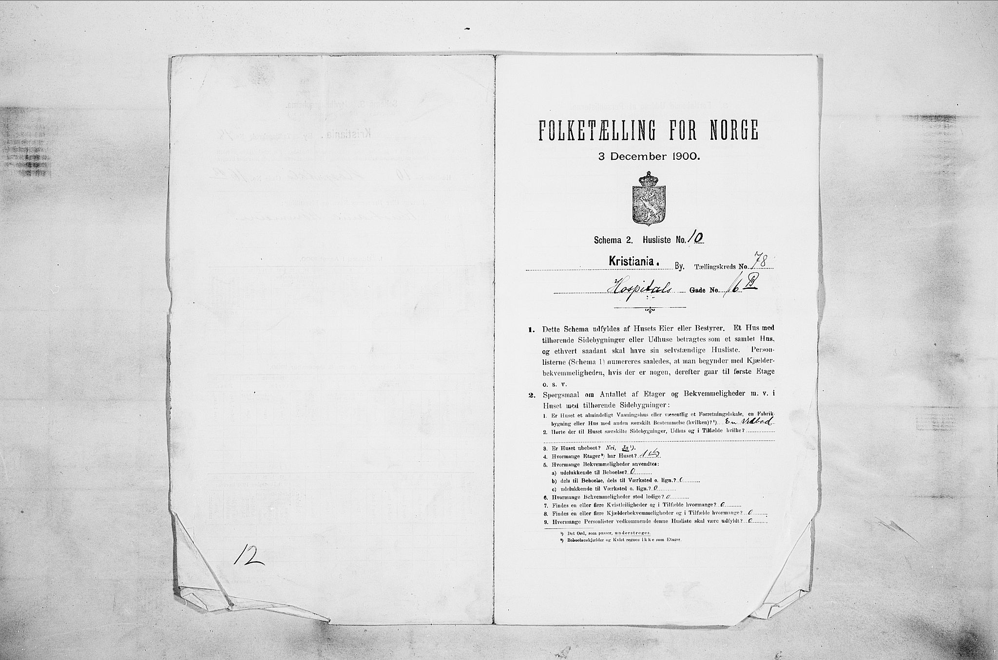 SAO, 1900 census for Kristiania, 1900, p. 39104