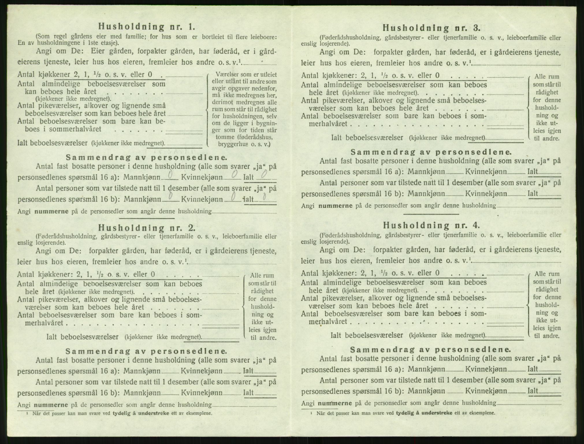 SAT, 1920 census for Ulstein, 1920, p. 557