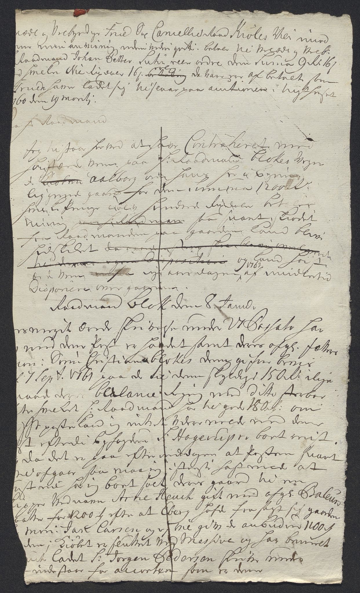 Kristiania tukthus, AV/SAO-A-10644/A/Ad/Adc/L0001: Innkomne skriv, 1740-1789, p. 208