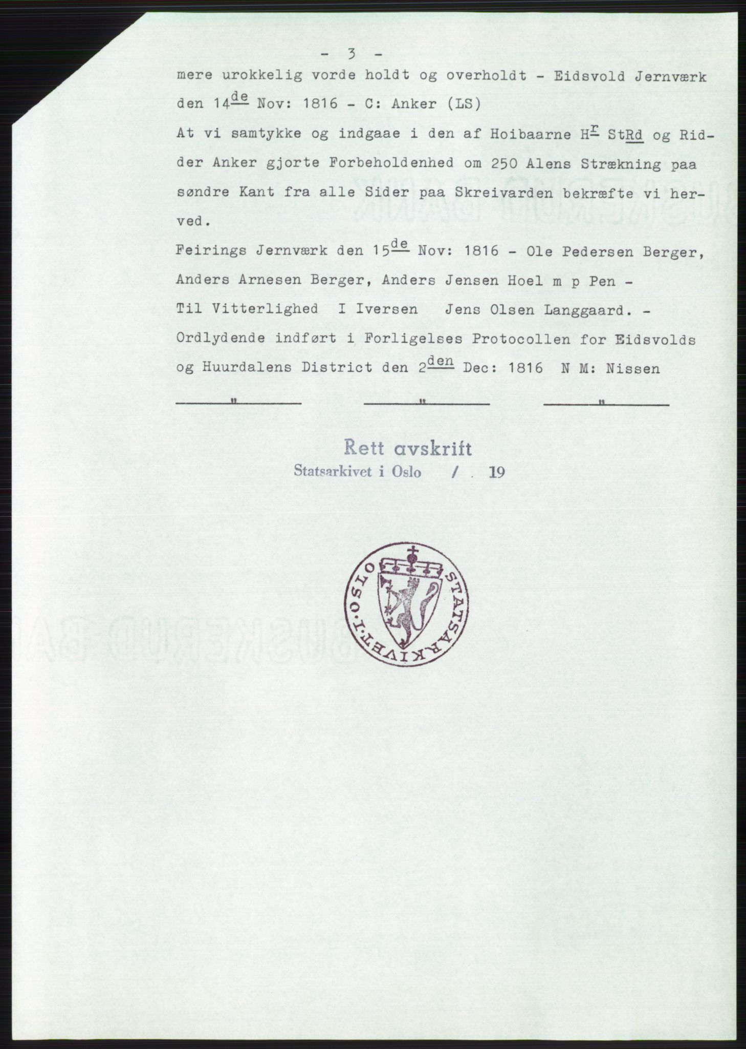 Statsarkivet i Oslo, SAO/A-10621/Z/Zd/L0036: Avskrifter, j.nr 88-2903/1977, 1977, p. 229