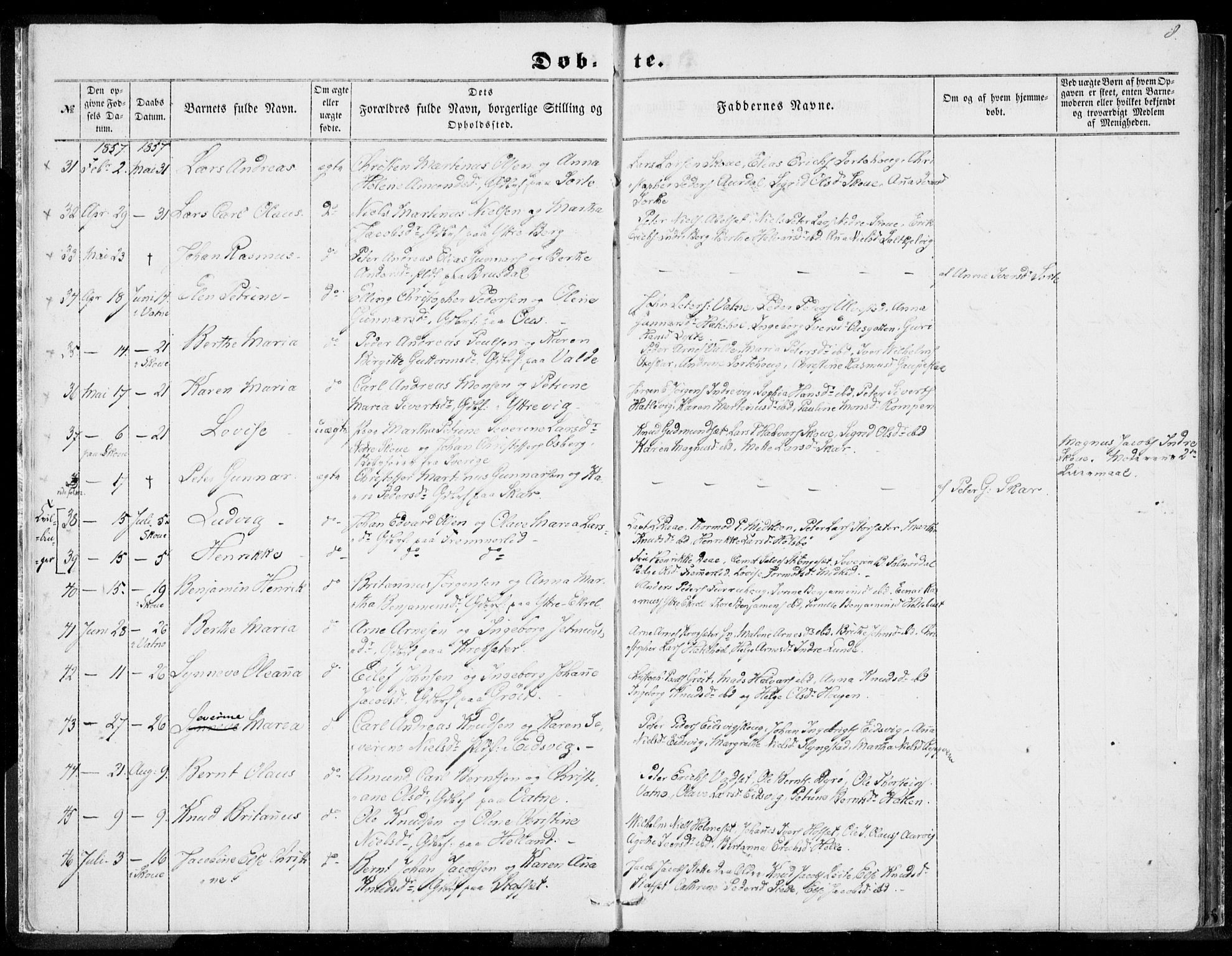 Ministerialprotokoller, klokkerbøker og fødselsregistre - Møre og Romsdal, AV/SAT-A-1454/524/L0354: Parish register (official) no. 524A06, 1857-1863, p. 8