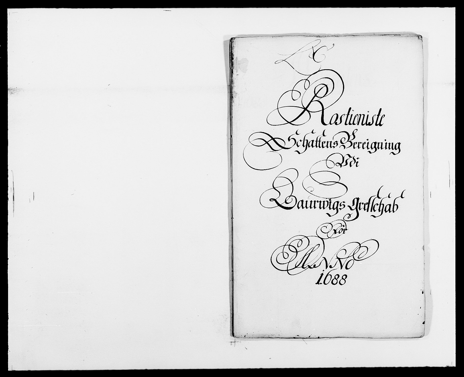Rentekammeret inntil 1814, Reviderte regnskaper, Fogderegnskap, RA/EA-4092/R33/L1971: Fogderegnskap Larvik grevskap, 1688-1689, p. 71