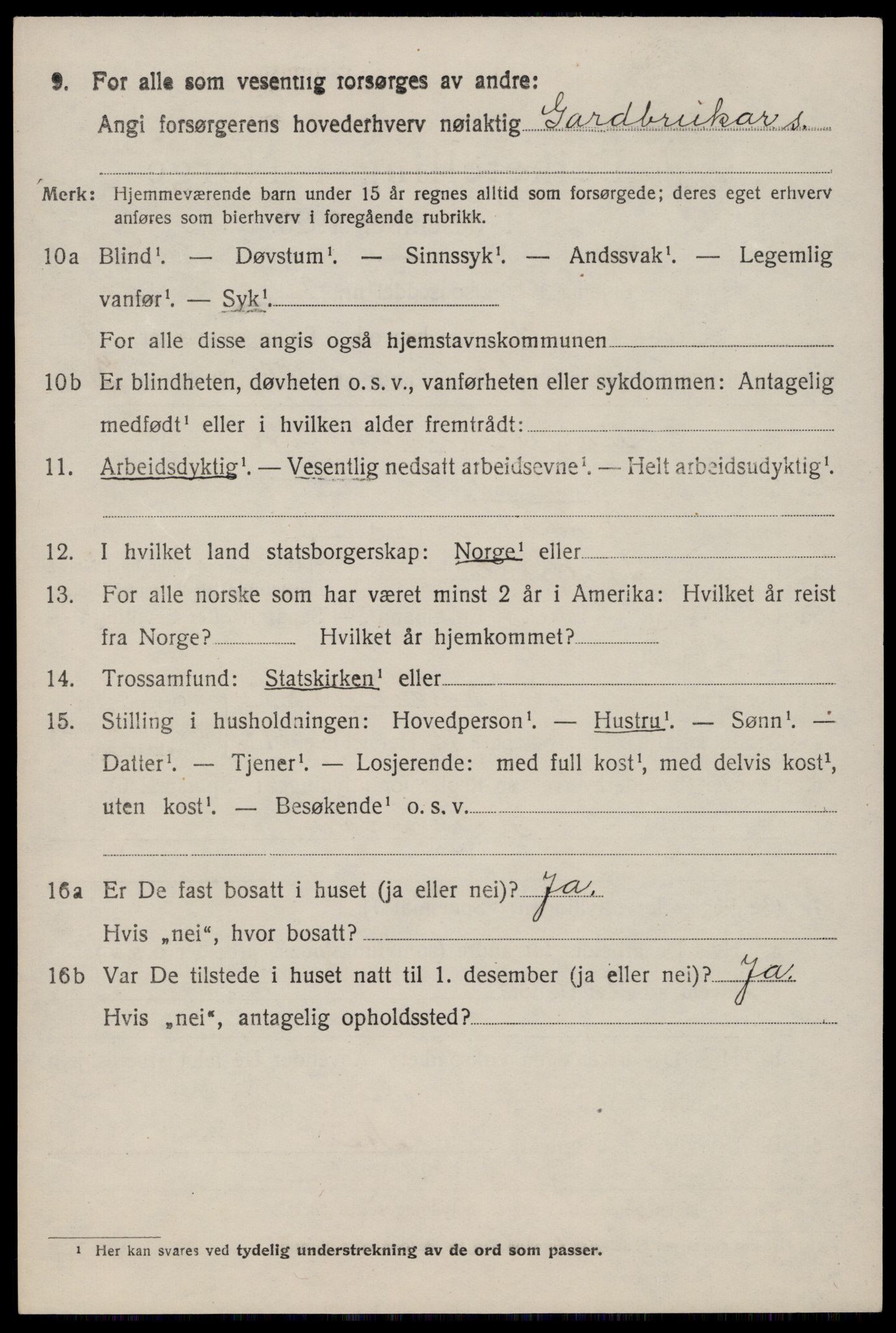 SAKO, 1920 census for Kviteseid, 1920, p. 7954