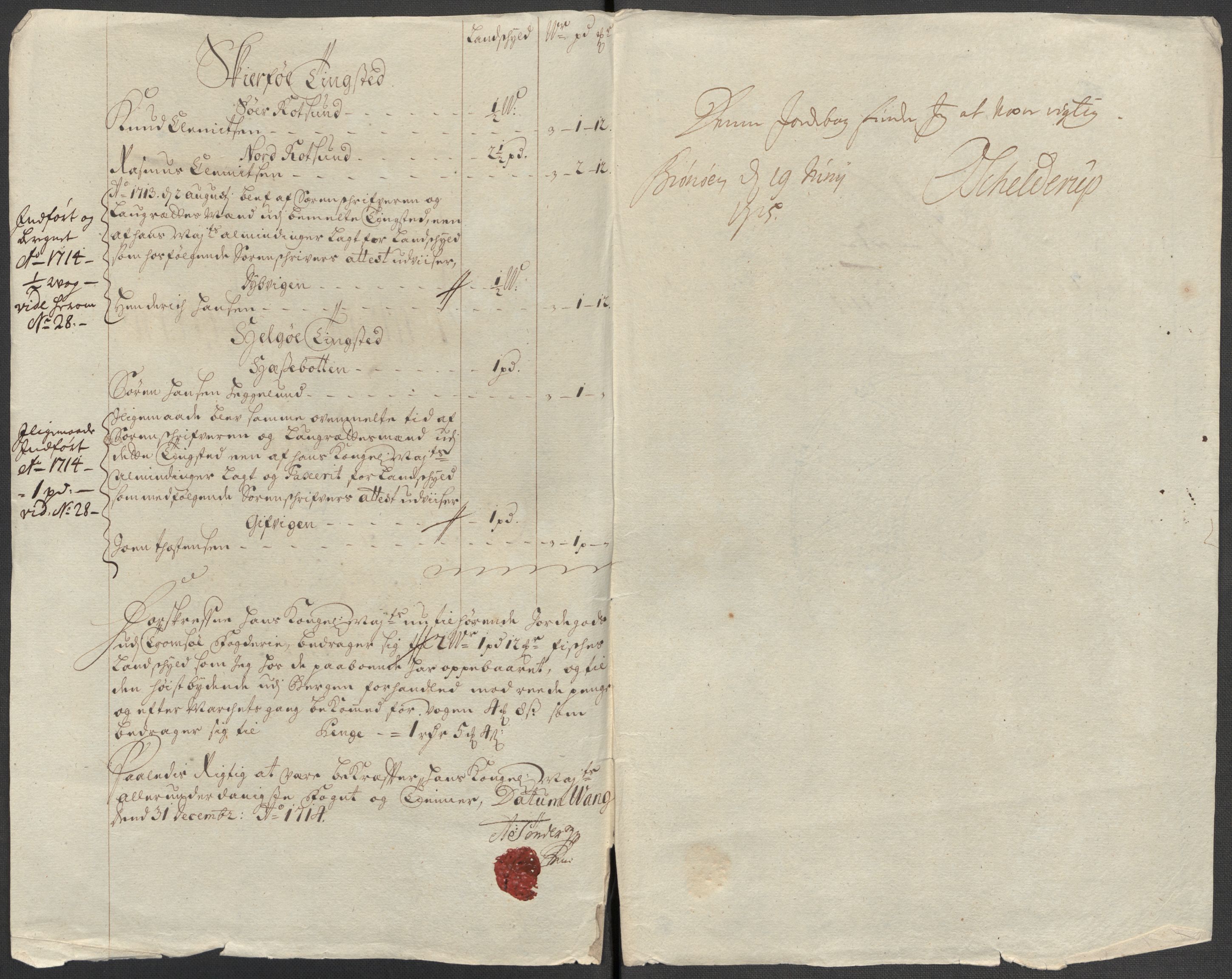 Rentekammeret inntil 1814, Reviderte regnskaper, Fogderegnskap, RA/EA-4092/R68/L4760: Fogderegnskap Senja og Troms, 1714, p. 186