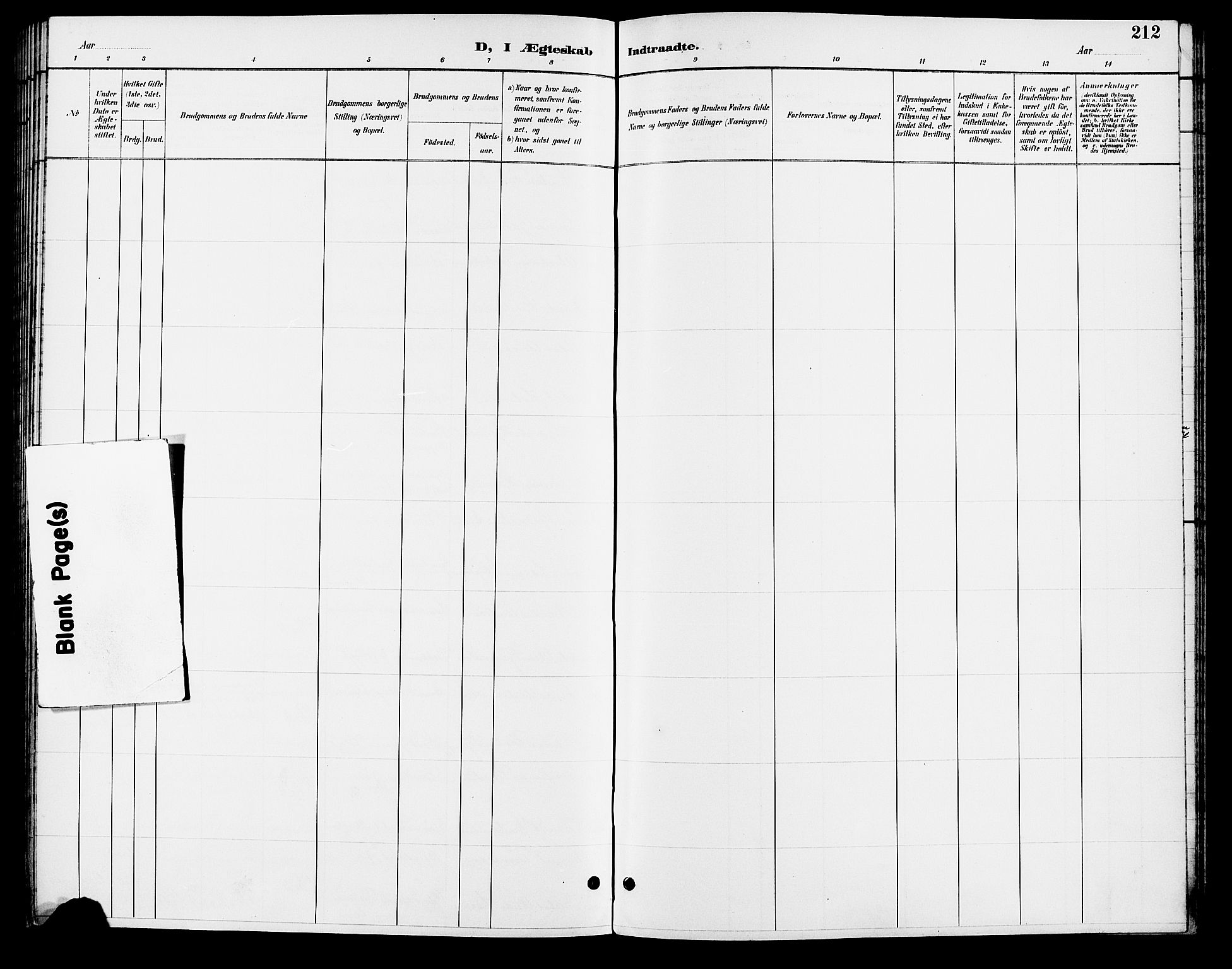 Søgne sokneprestkontor, SAK/1111-0037/F/Fb/Fbb/L0006: Parish register (copy) no. B 6, 1892-1911, p. 212