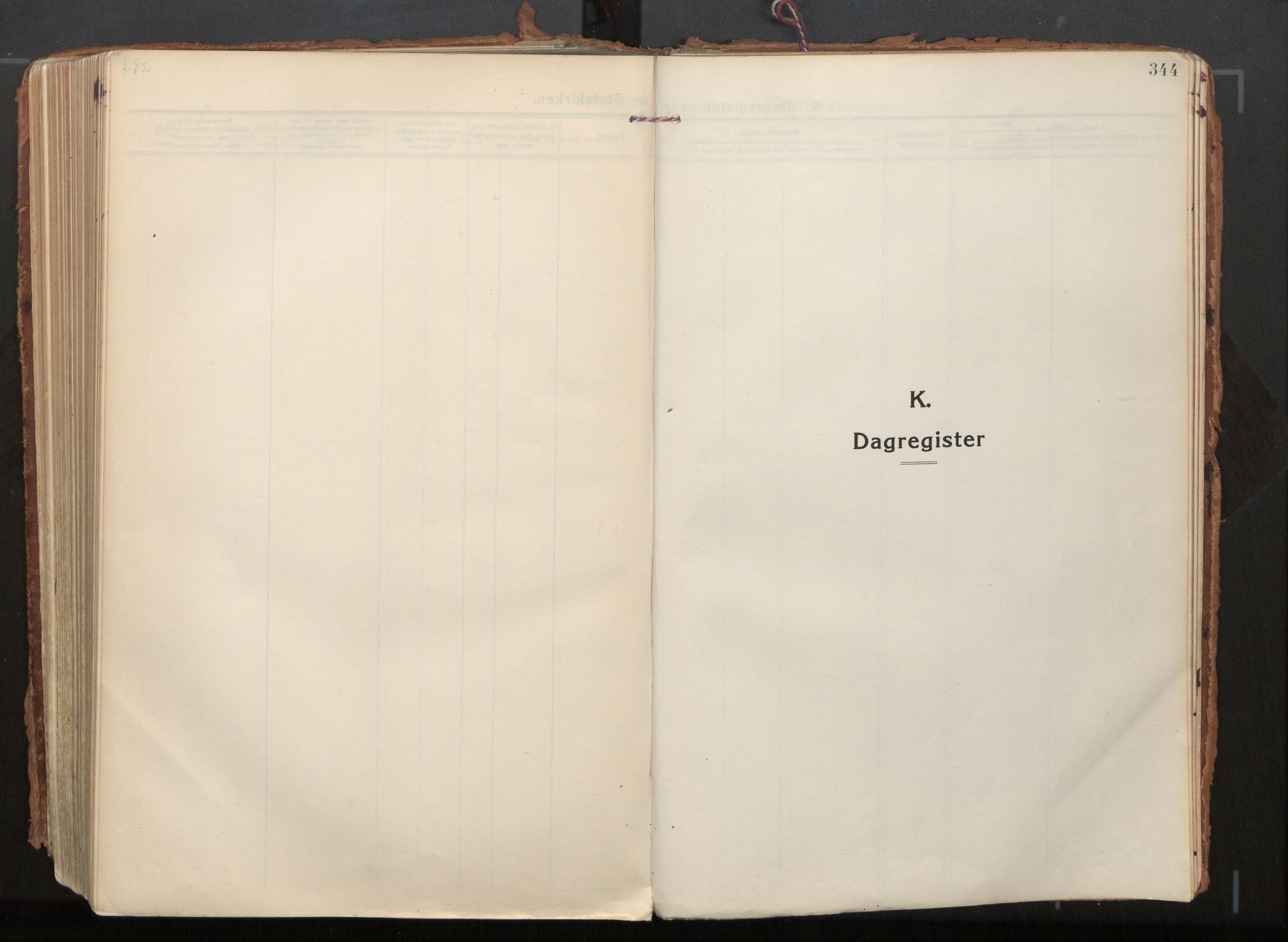 Ministerialprotokoller, klokkerbøker og fødselsregistre - Nordland, SAT/A-1459/882/L1181: Parish register (official) no. 882A03, 1913-1937, p. 344