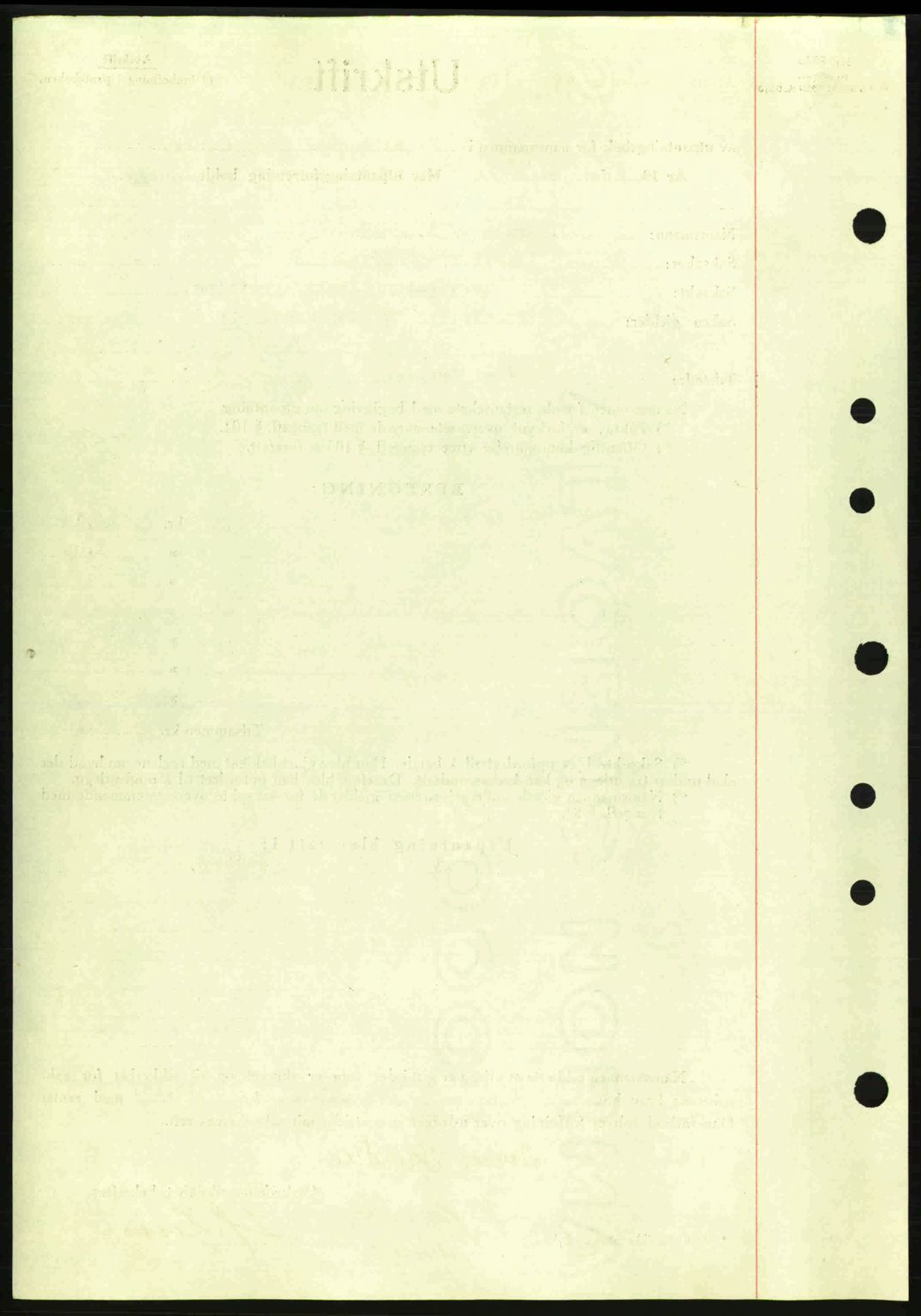 Kristiansund byfogd, SAT/A-4587/A/27: Mortgage book no. 31, 1938-1939, Diary no: : 809/1939