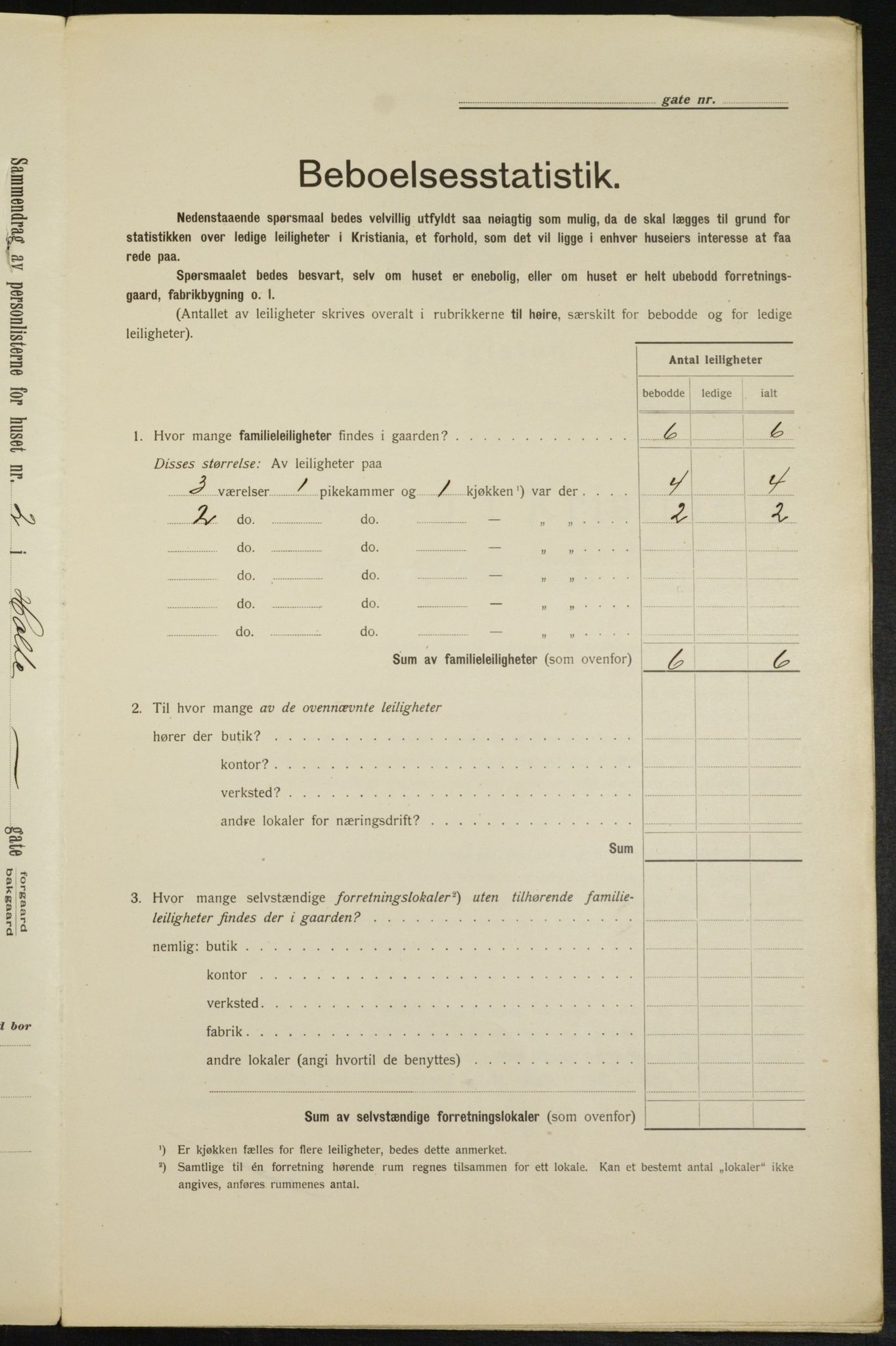 OBA, Municipal Census 1913 for Kristiania, 1913, p. 40949