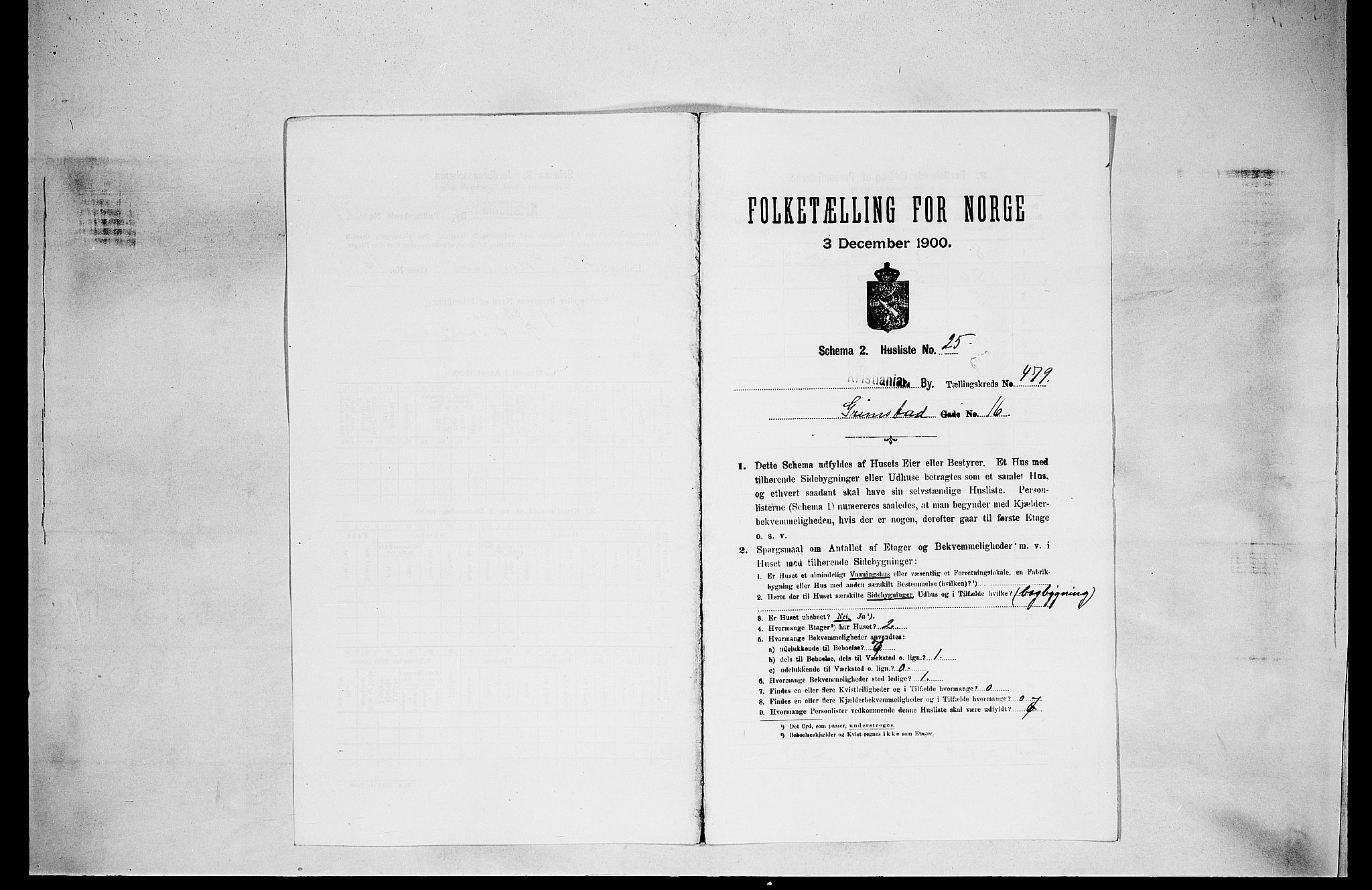 SAO, 1900 census for Kristiania, 1900, p. 28075