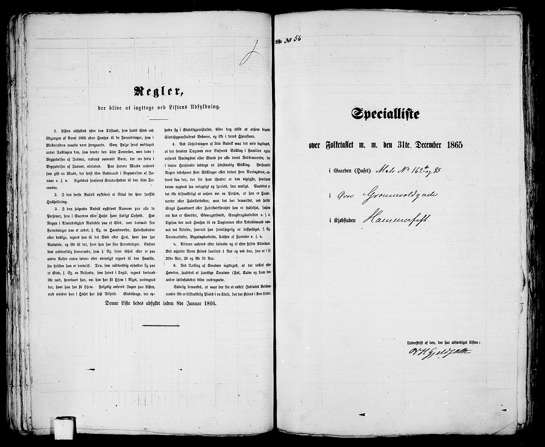 RA, 1865 census for Hammerfest/Hammerfest, 1865, p. 119