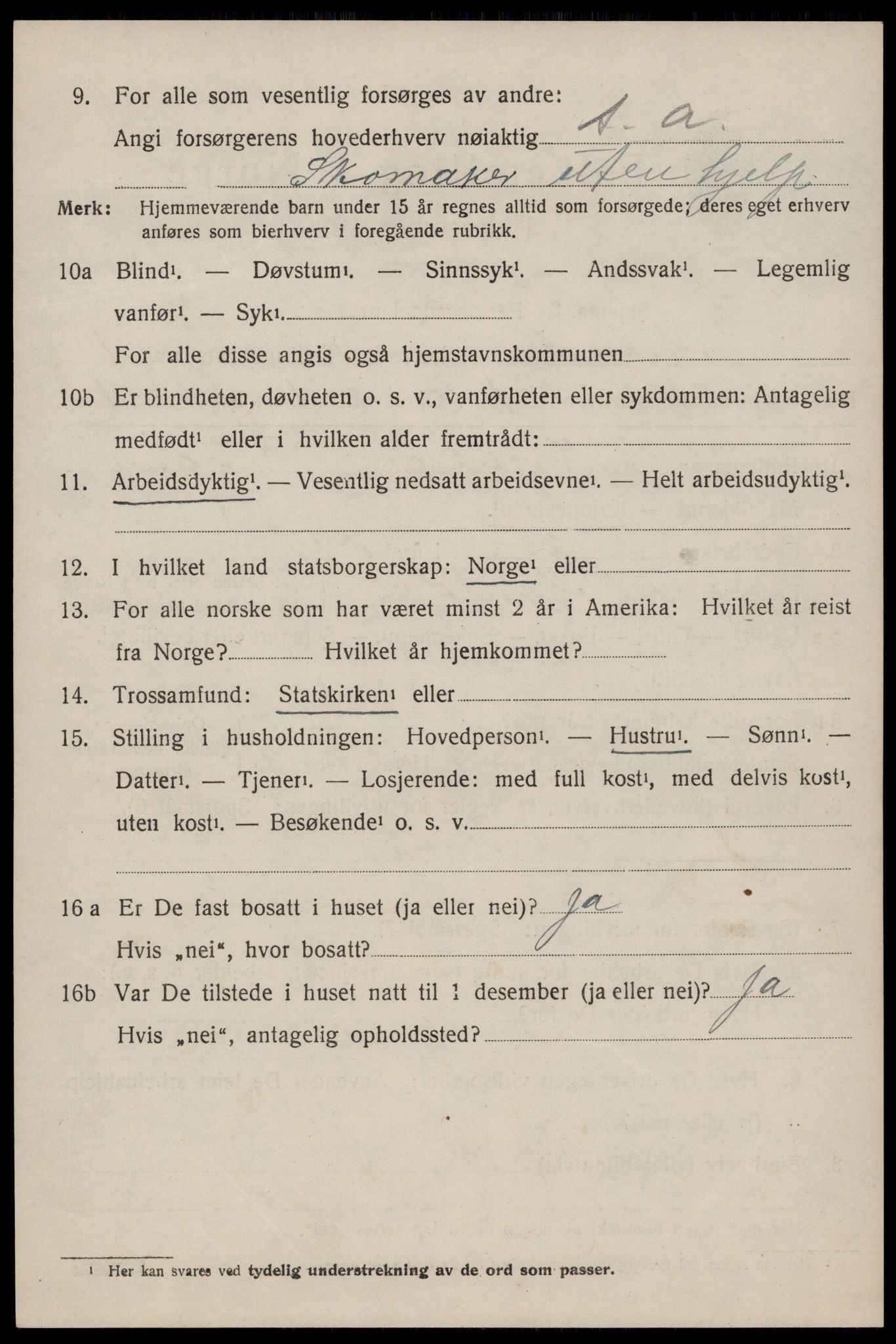 SAKO, 1920 census for Nissedal, 1920, p. 838