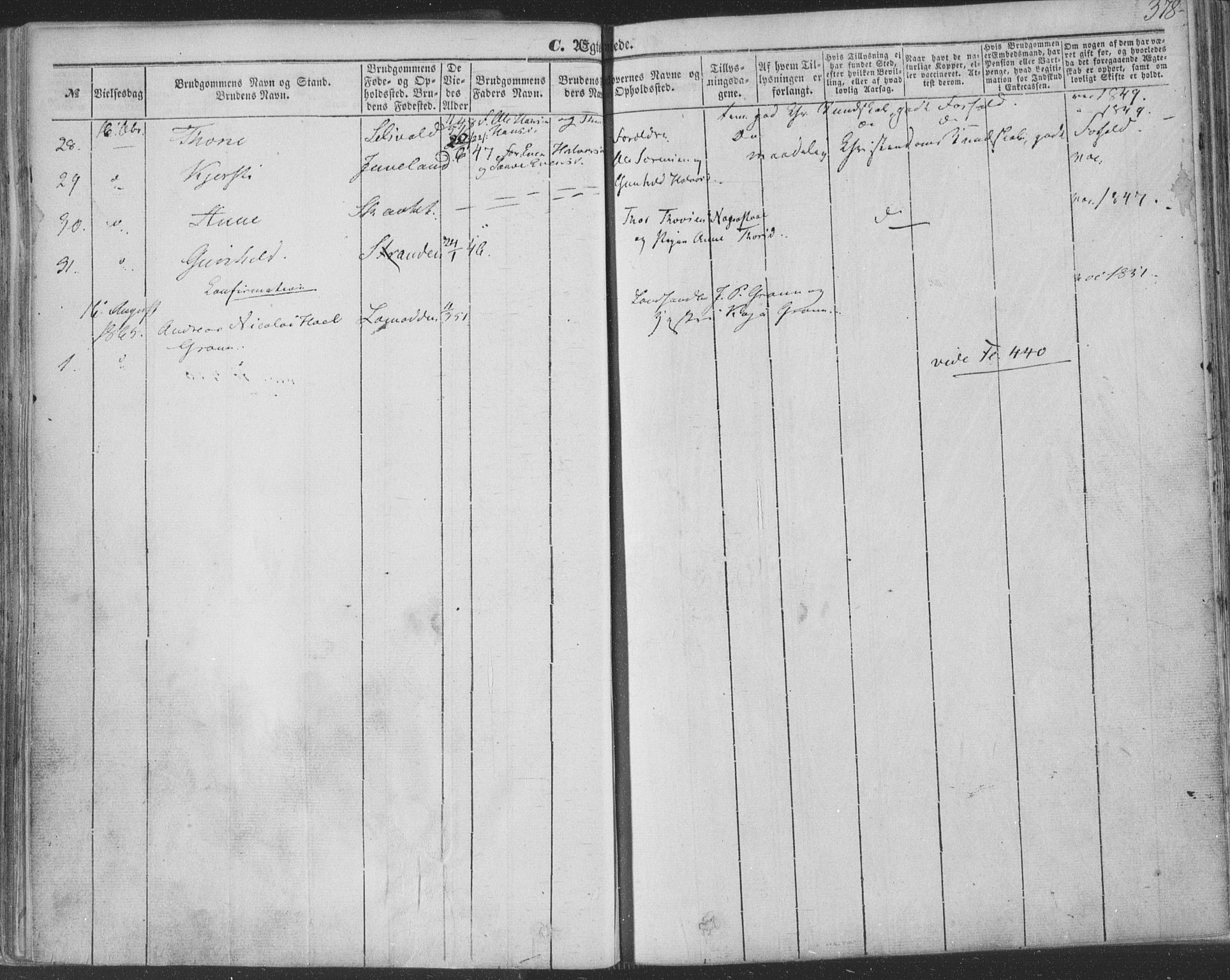 Seljord kirkebøker, SAKO/A-20/F/Fa/L012b: Parish register (official) no. I 12B, 1850-1865, p. 378